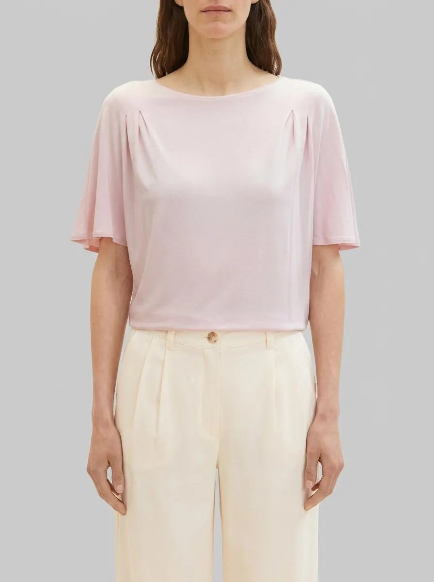 Tom Tailor Breeze Rose Women T-Shirt with Pleating SKU: 1036791_31651 Image 00
