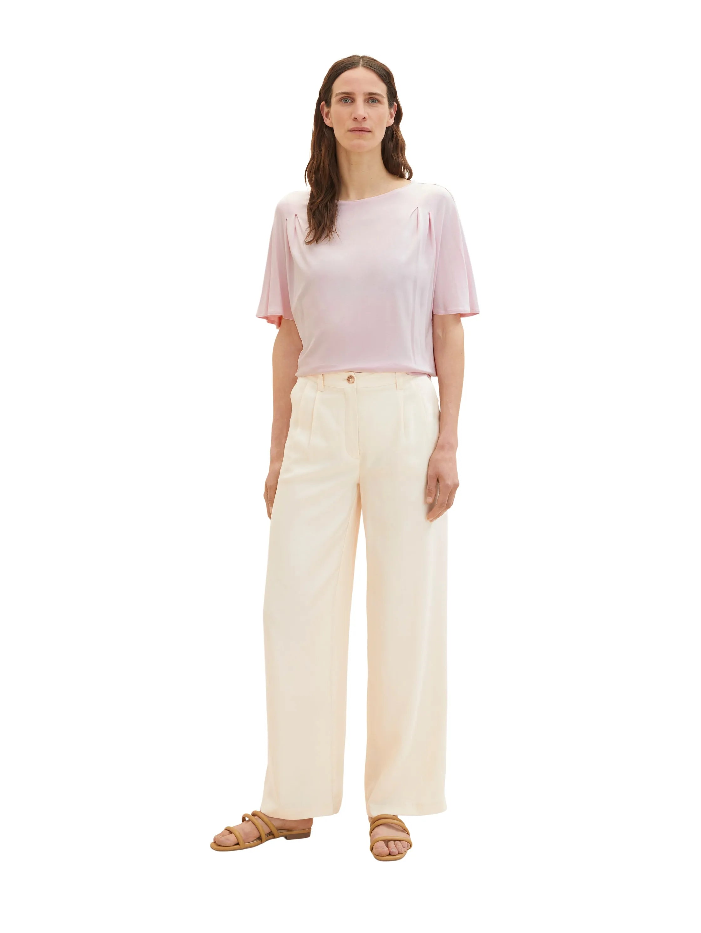 Tom Tailor Breeze Rose Women T-Shirt with Pleating SKU: 1036791_31651 Image 02