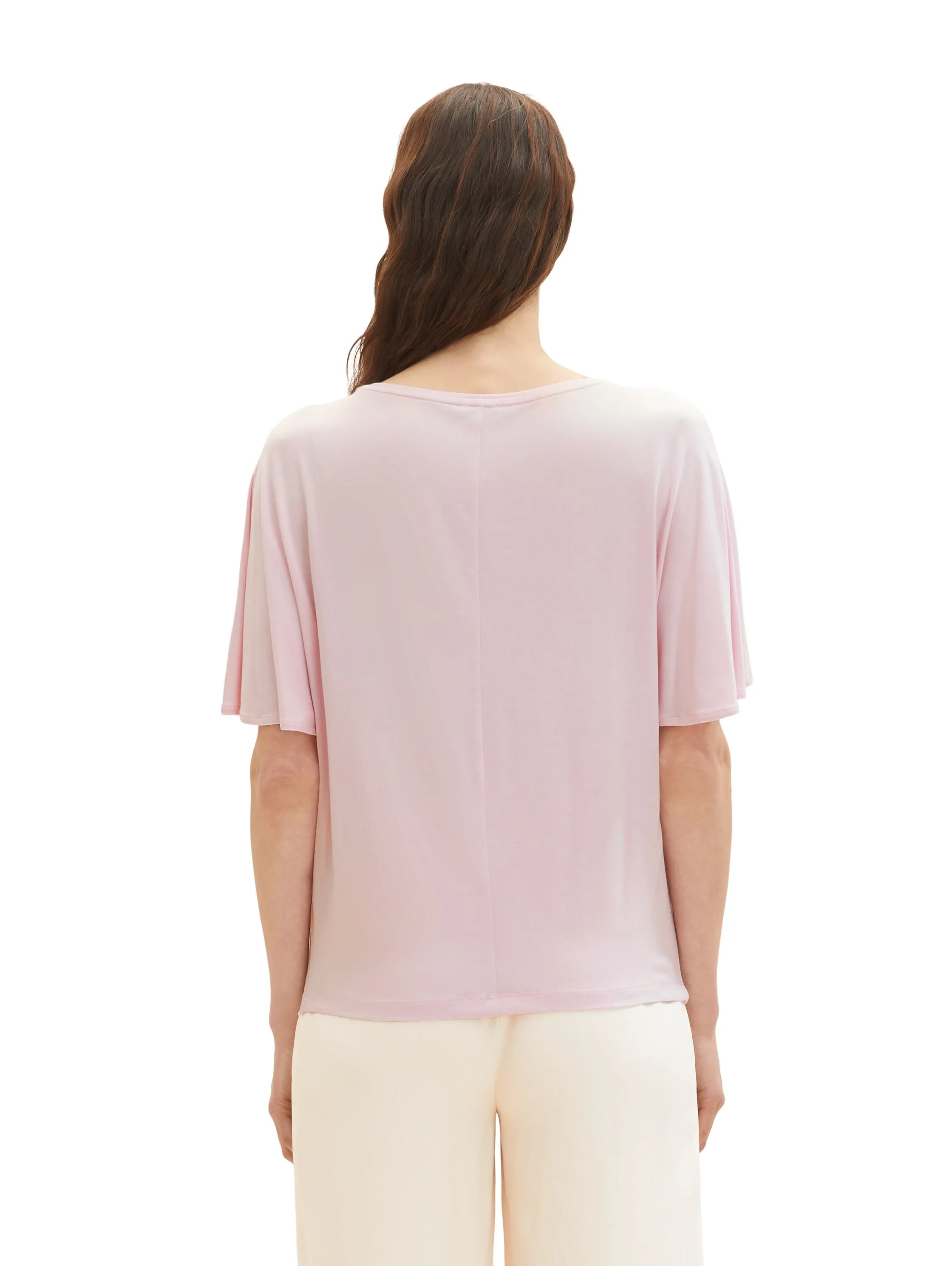 Tom Tailor Breeze Rose Women T-Shirt with Pleating SKU: 1036791_31651 Image 03