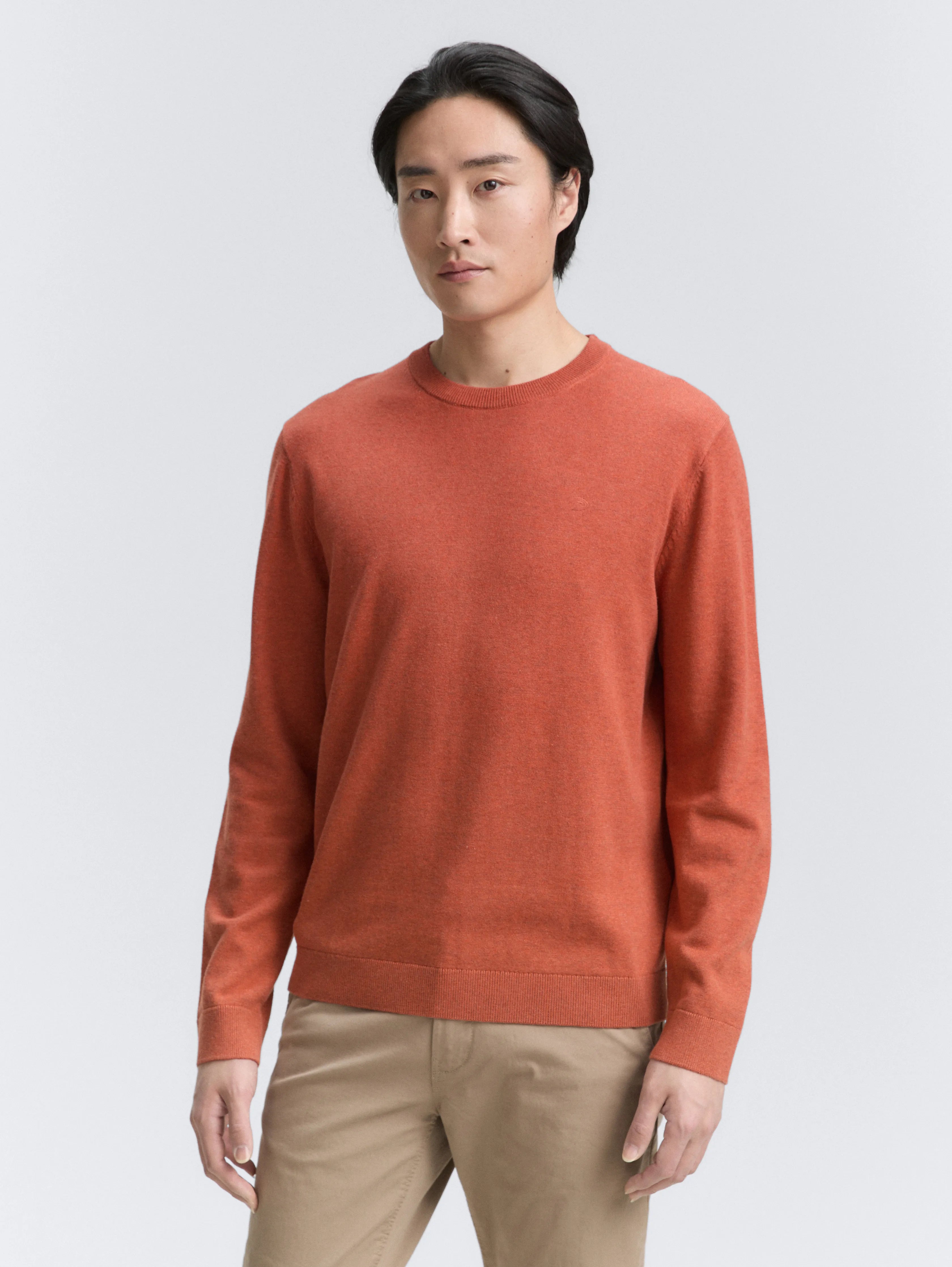 Tom Tailor_0_Basic Knitted Jumper Made From Cotton_1039810_38680_02