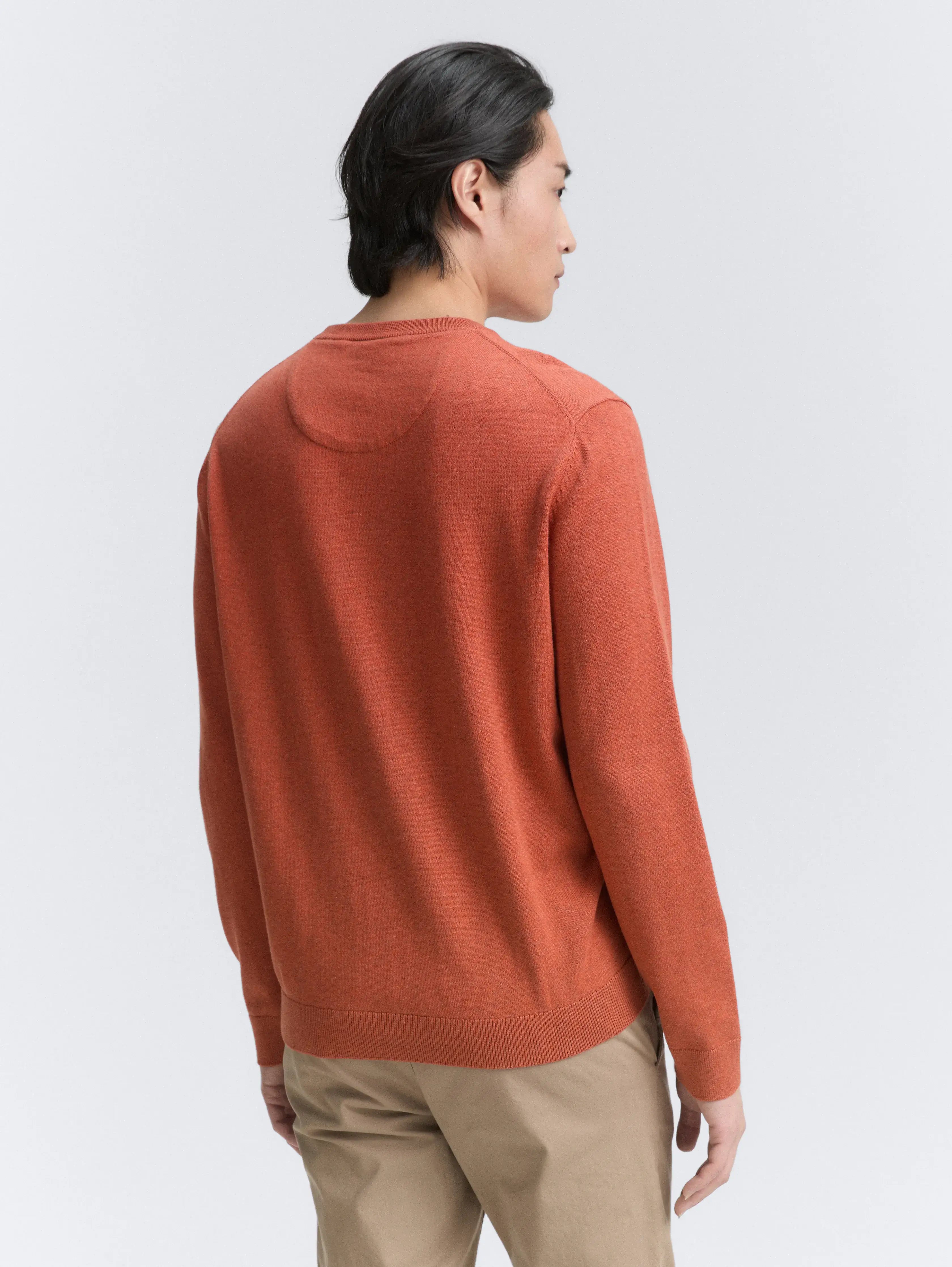 Tom Tailor_0_Basic Knitted Jumper Made From Cotton_1039810_38680_04