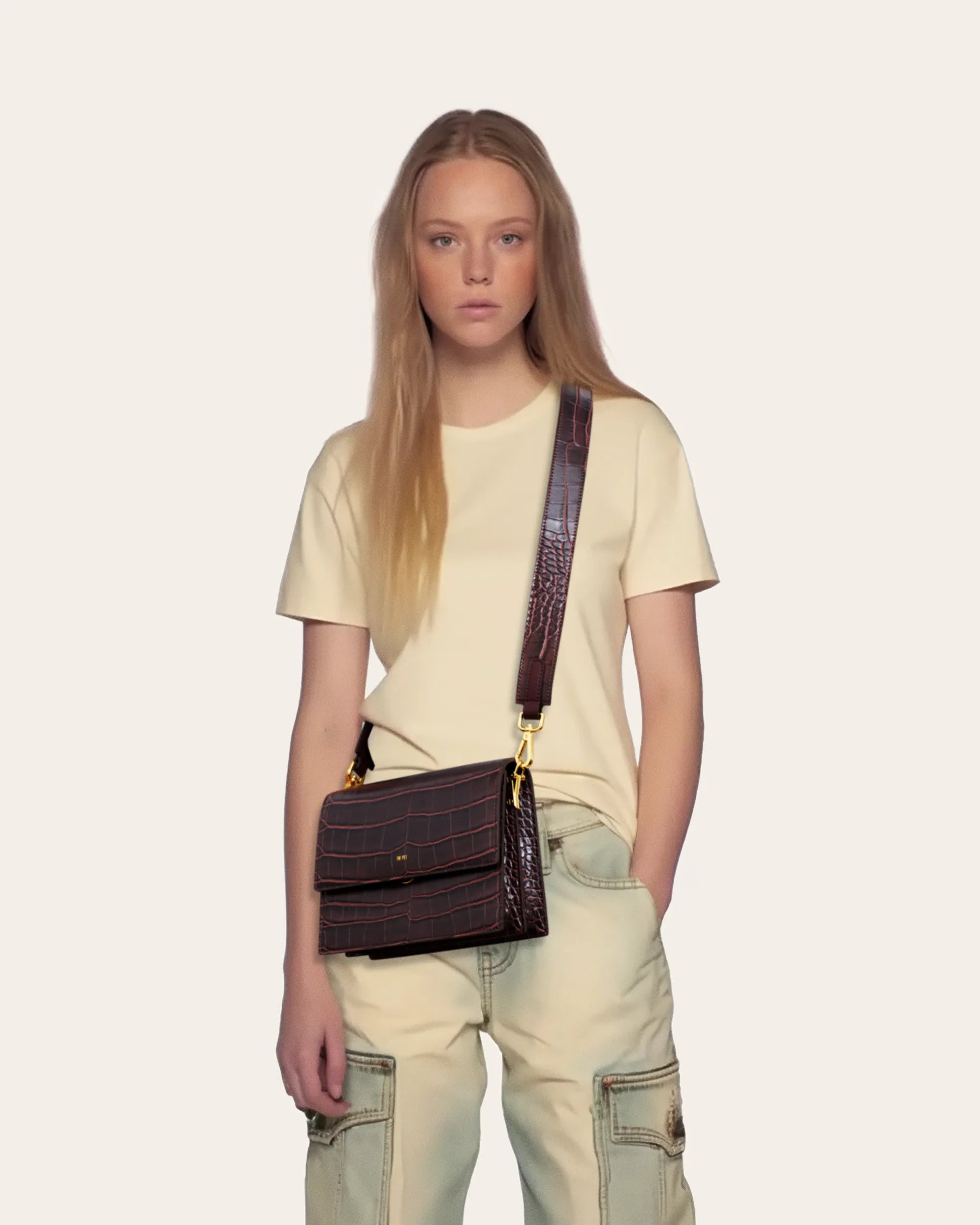 JW PEI_Brown Croc_Mini Flap Crossbody_104-1_Brown Croc_02