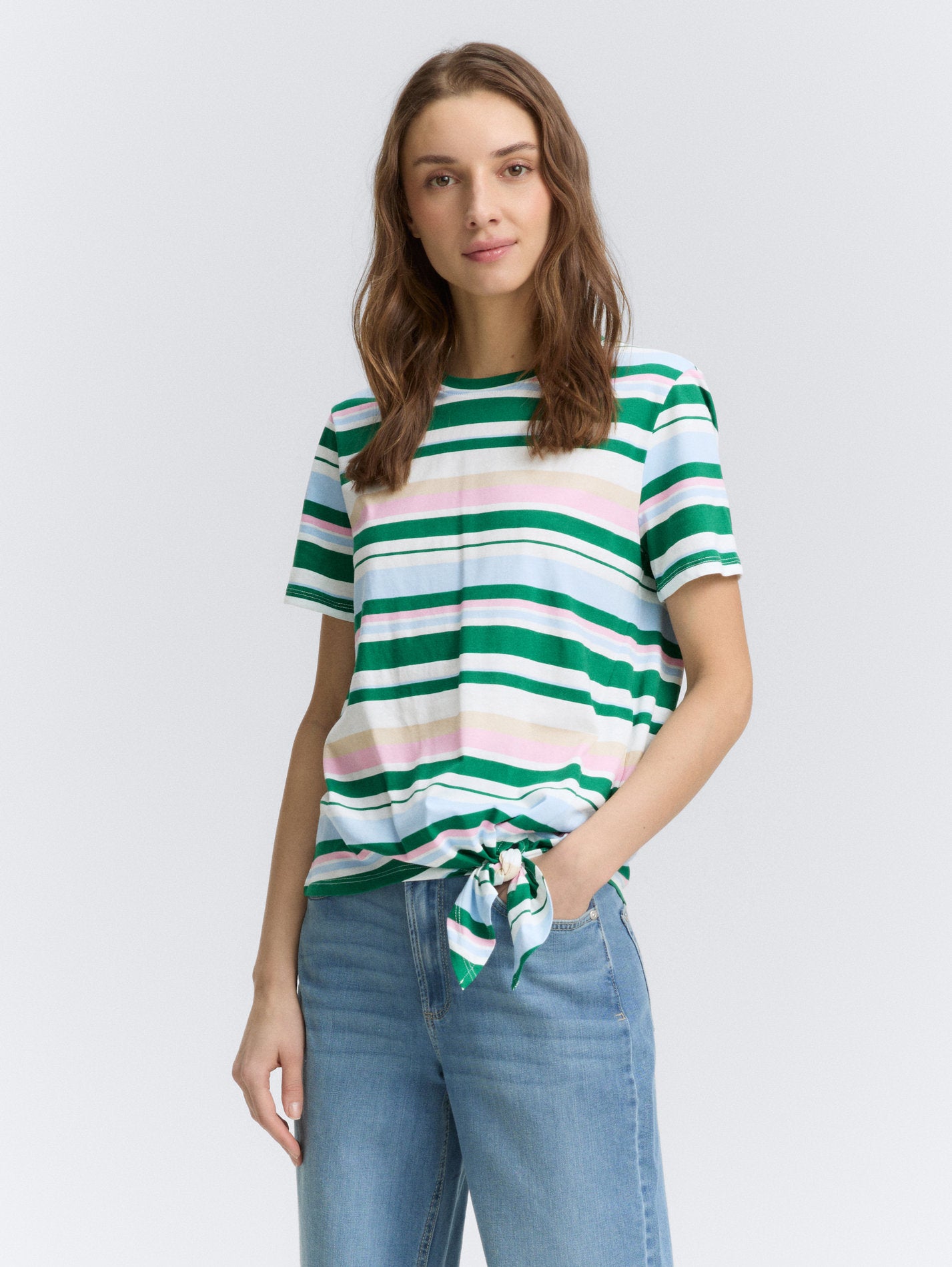 Tom Tailor_T-Shirt with Knot Detail_1040186_37161_01