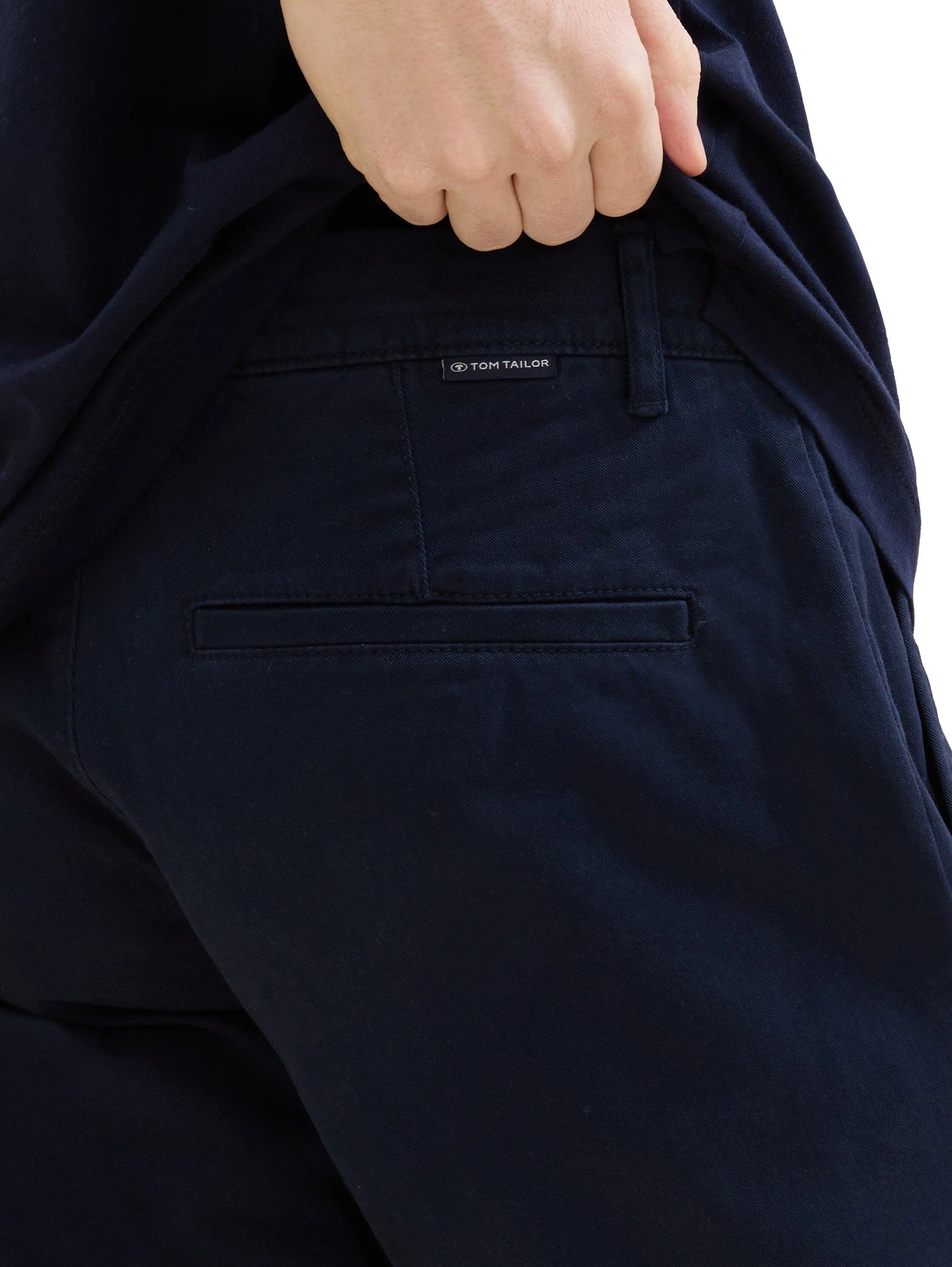 Tom Tailor Sky Captain Blue Men Slim Chino Shorts SKU: 1040227_10668 Image 05