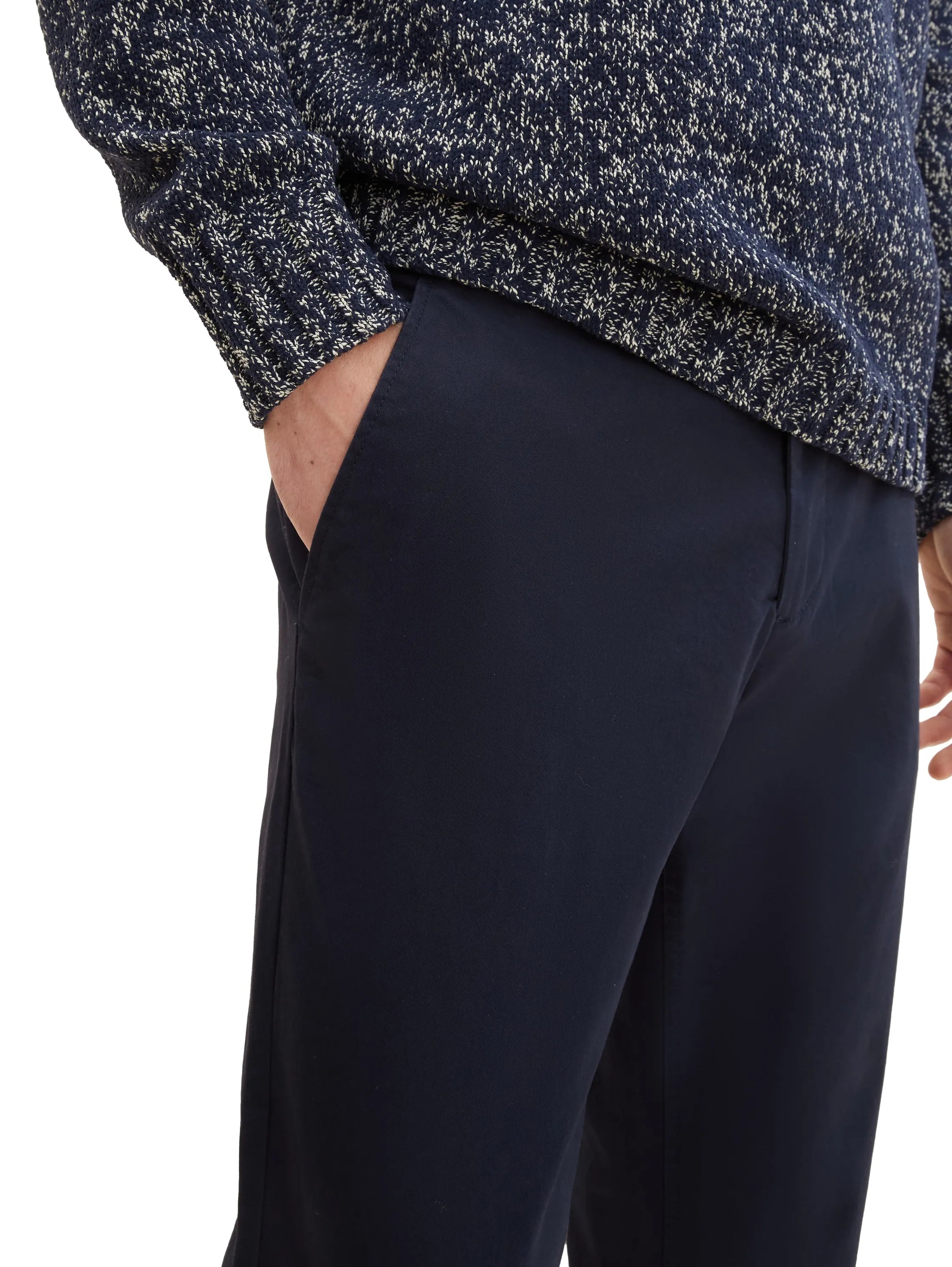 Tom Tailor Sky Captain Blue Men Regular Chinos SKU: 1040240_10668 Image 06