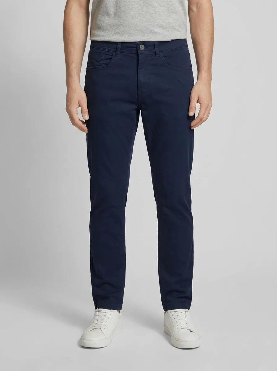 Tom Tailor Sky Captain Blue Men Regular Fit Ultralight Trousers SKU: 1040241_10668 Image 00