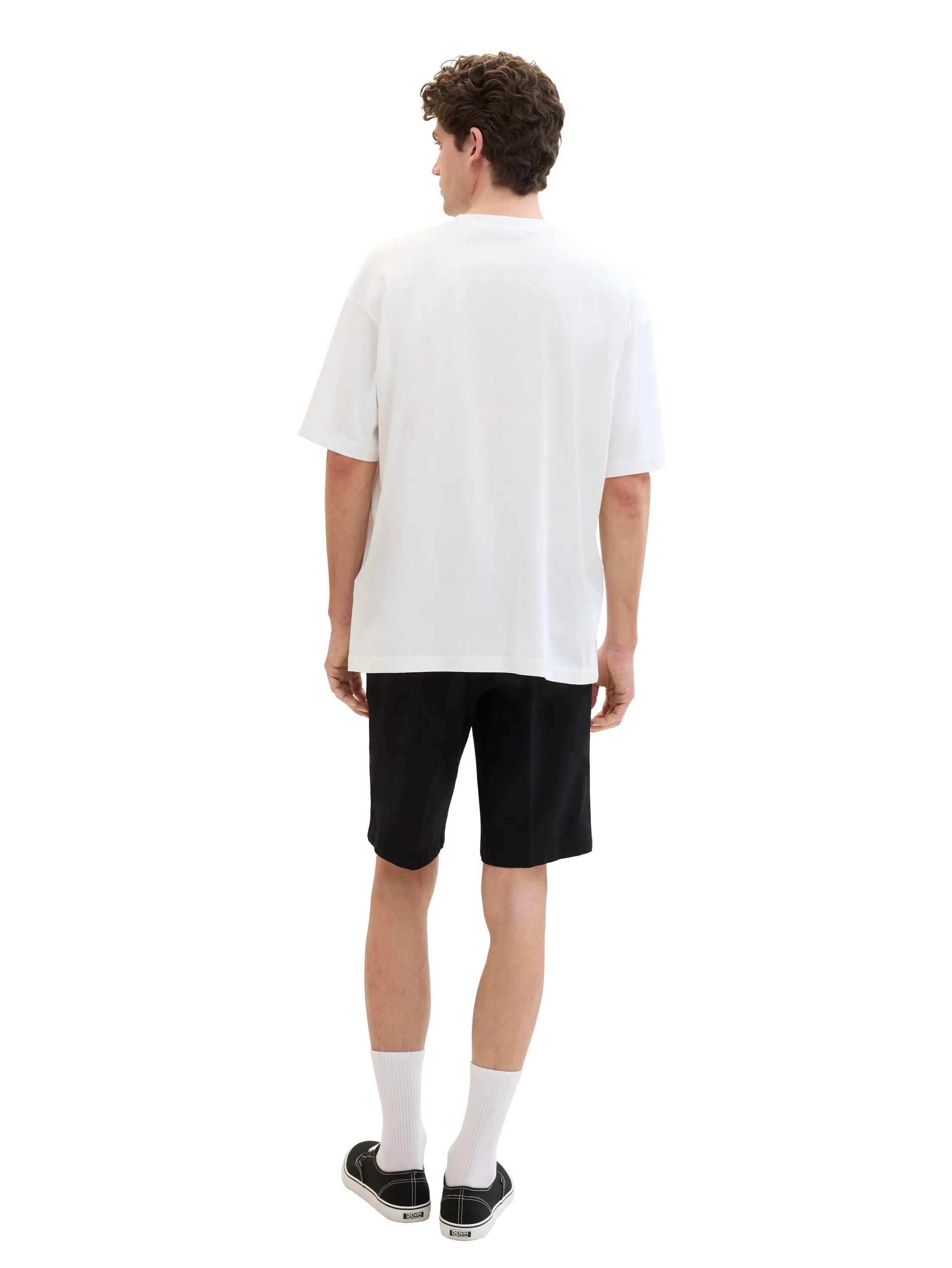 Denim Tom Tailor Black Men Regular Shorts SKU: 1040250_29999 Image 04
