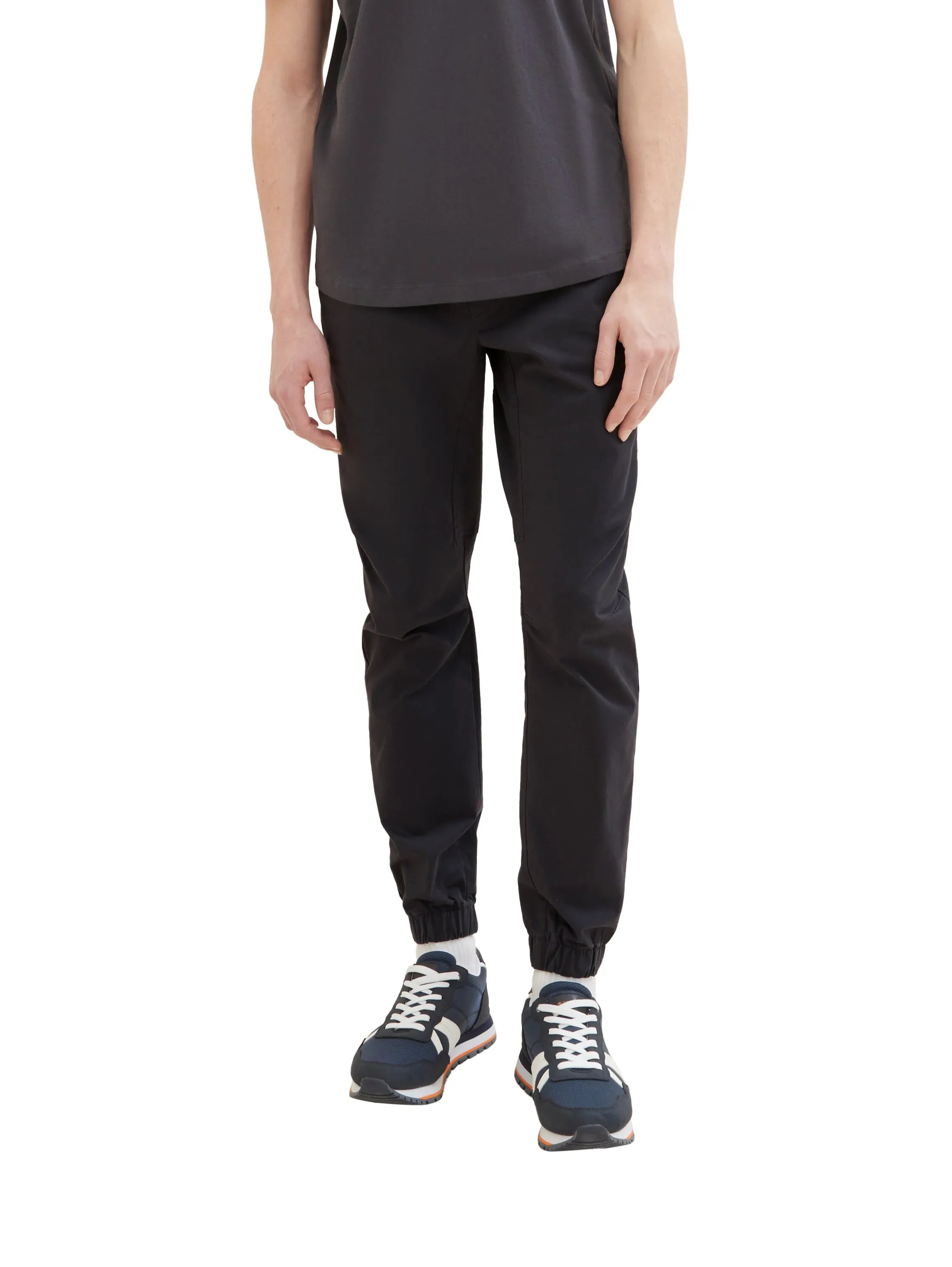 Denim Tom Tailor Coal Grey Men Tapered Joggers SKU: 1040259_29476 Image 01