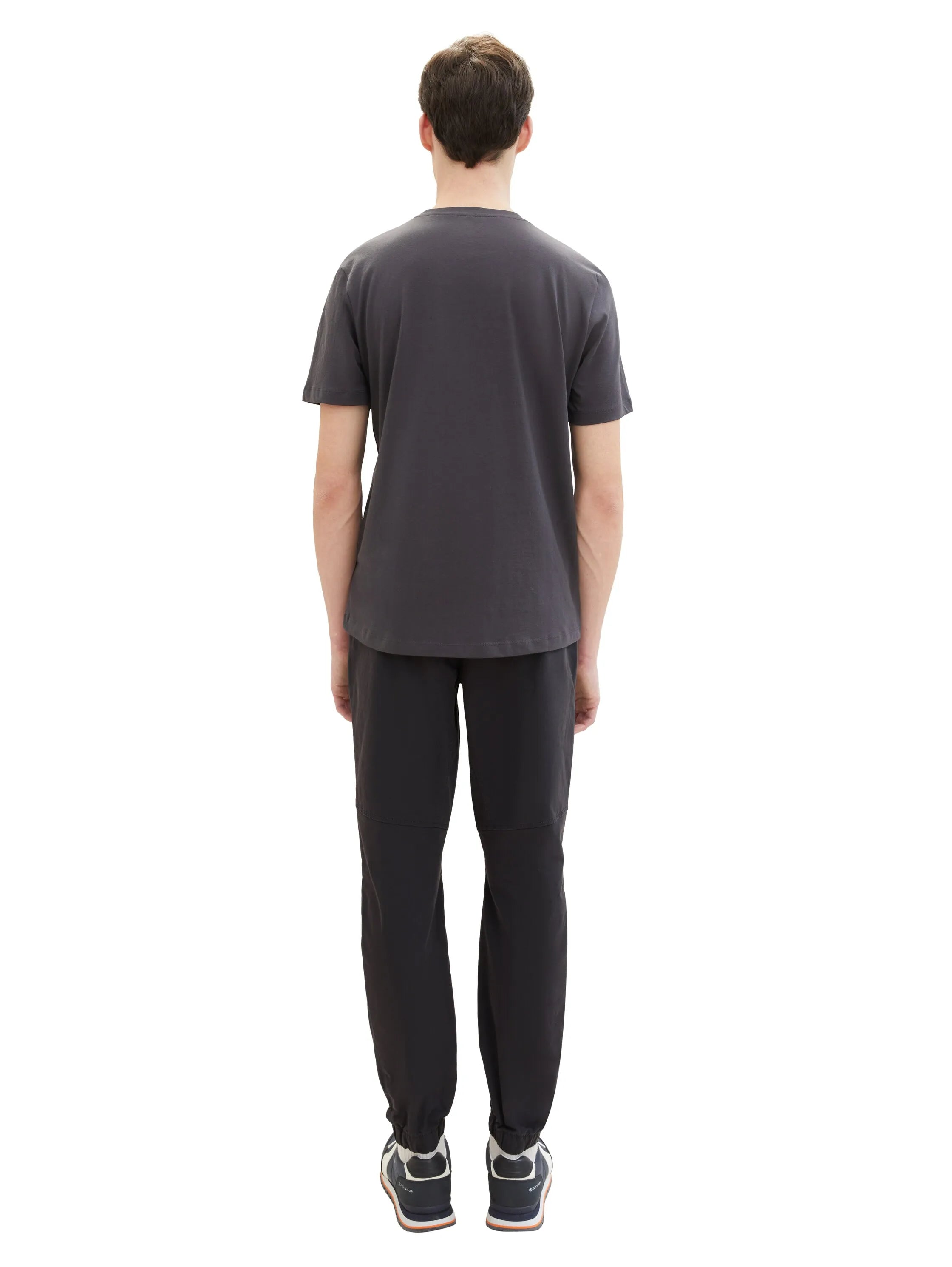 Denim Tom Tailor Coal Grey Men Tapered Joggers SKU: 1040259_29476 Image 04