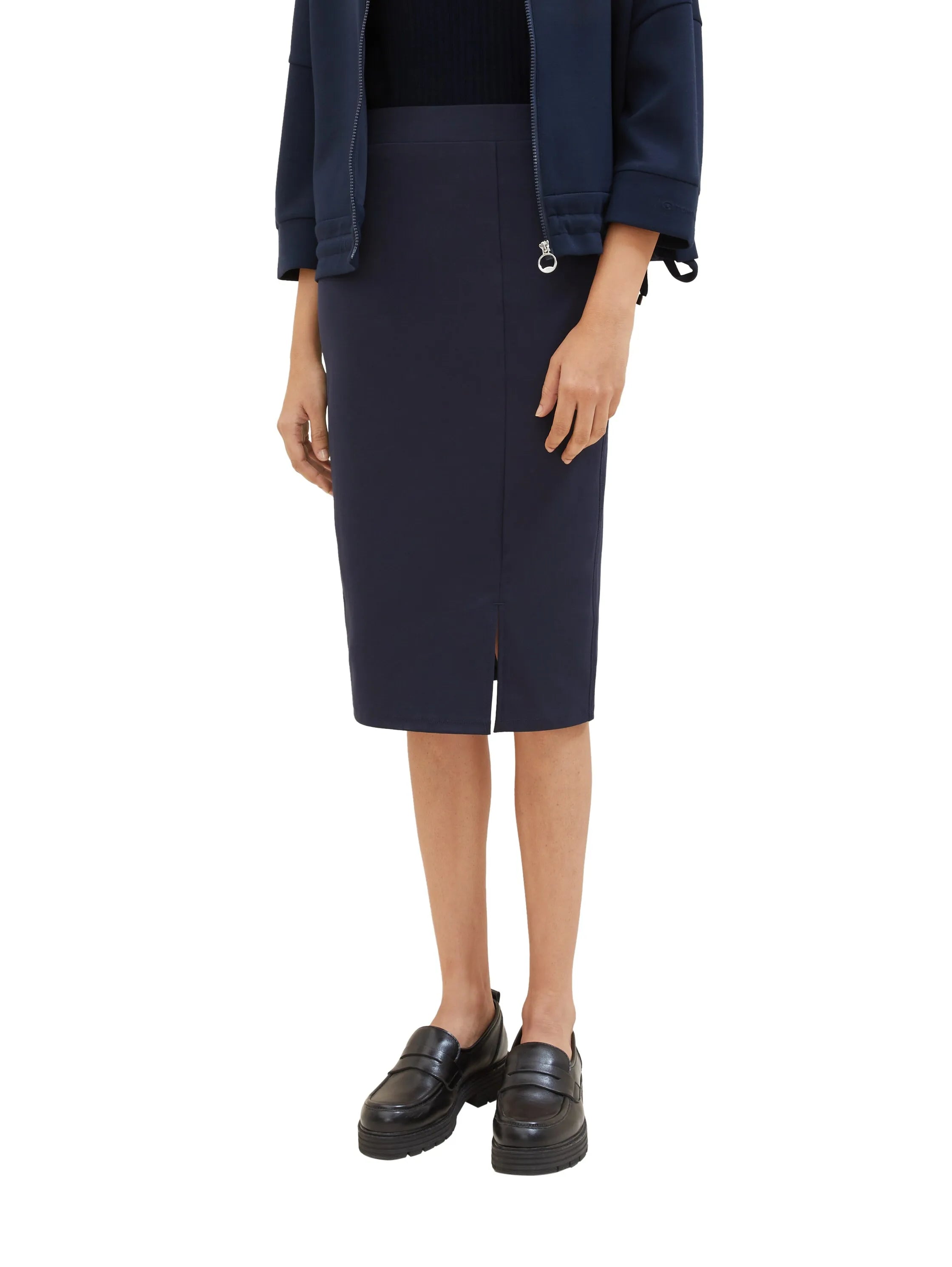 Tom Tailor Sky Captain Blue Women Jersey Skirt SKU: 1040345_10668 Image 01