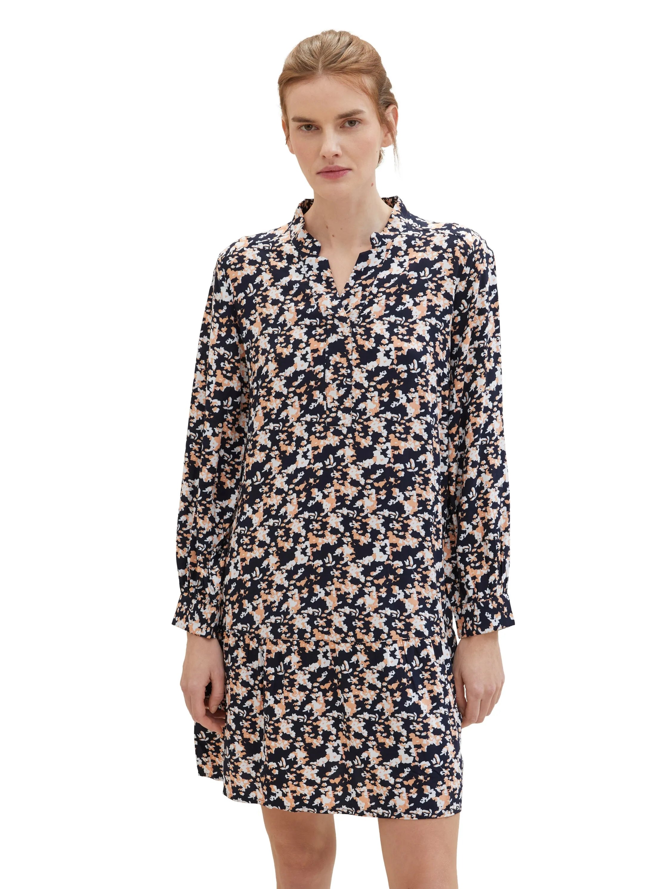 Tom Tailor Coral Cut Floral Design Women Dress with Livaeco by Birla Celluloseª SKU: 1040354_34765 Image 06