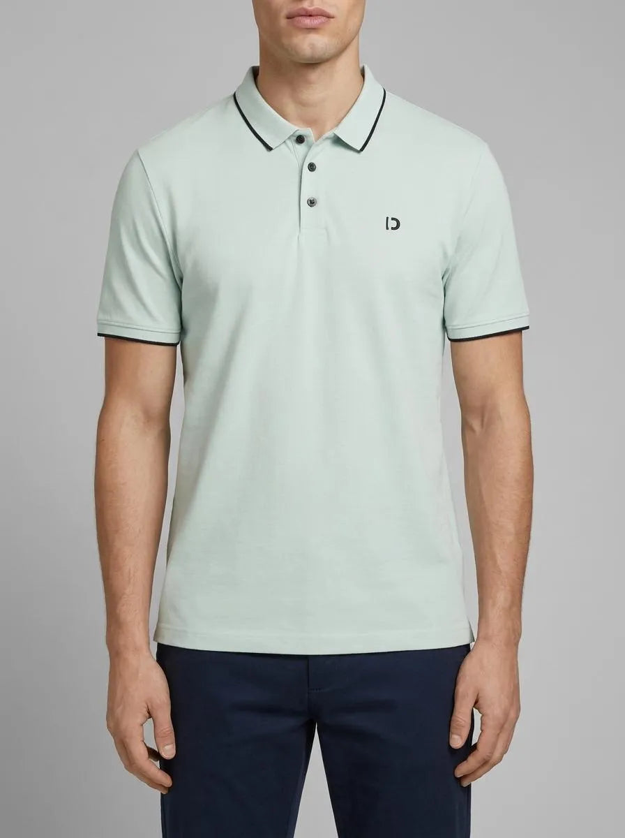 Denim Tom Tailor Sea Foam Men Basic Polo Shirt SKU: 1040473_17549 Image 00