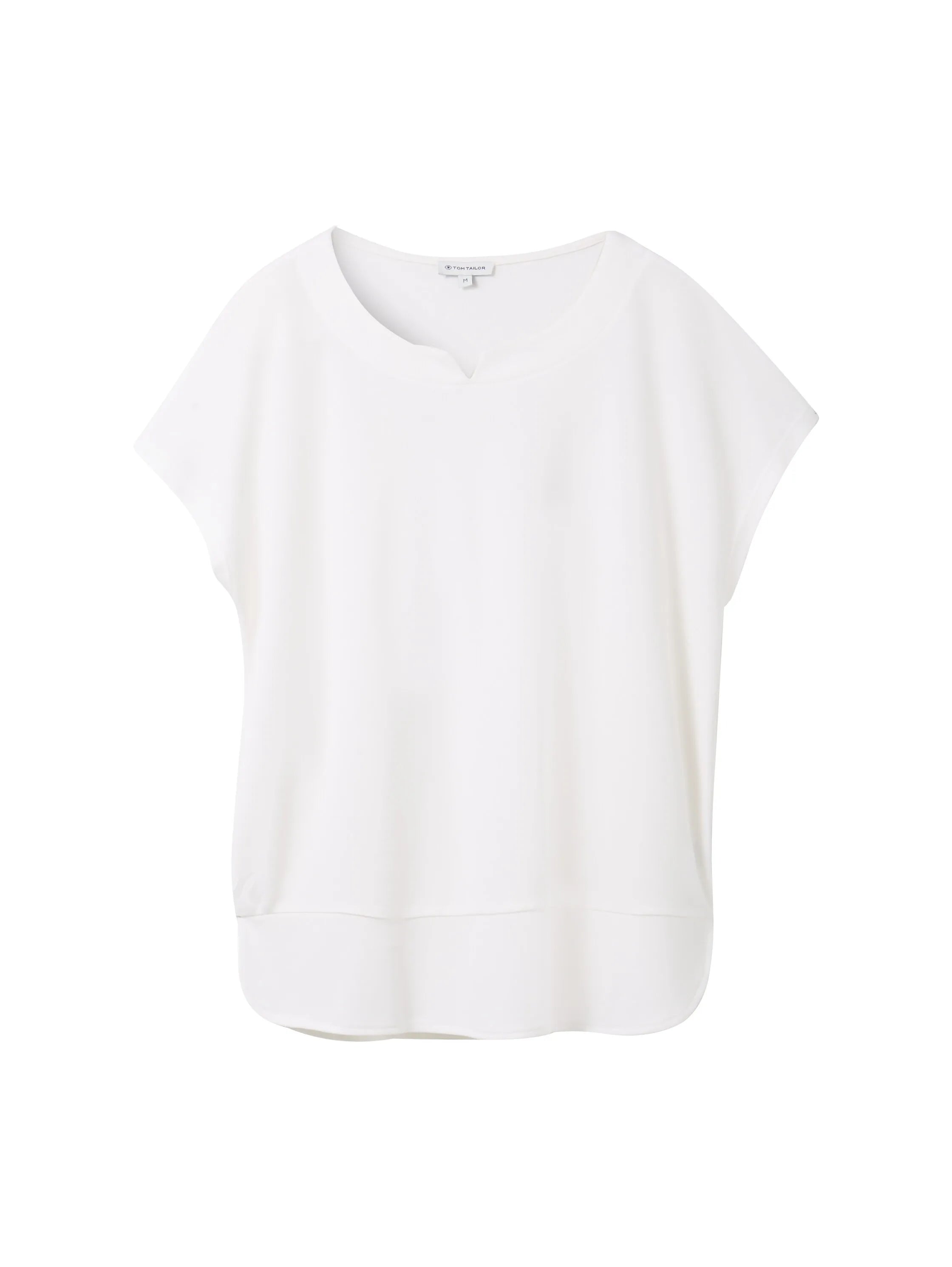 Tom Tailor Whisper White Women T-Shirt Made From a Blend of Materials SKU: 1040547_10315 Image 06