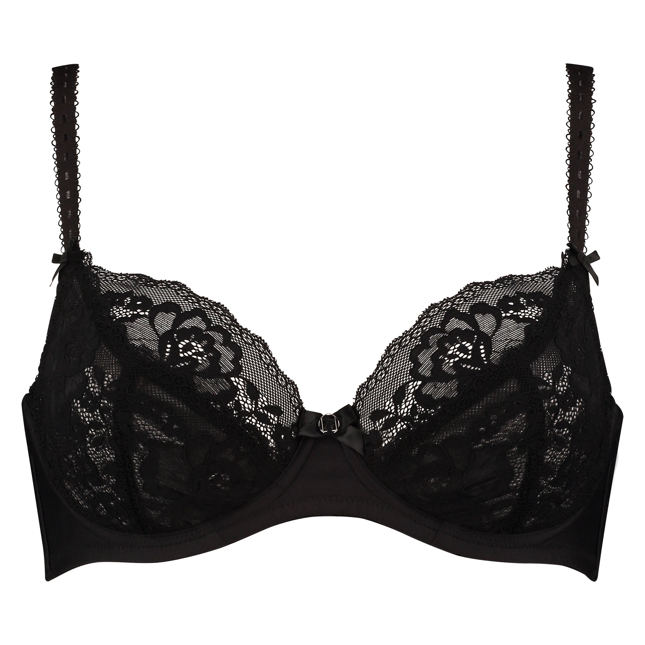 Maya Bra With Lace Trim In Different Cup Sizes_104055_Black_01