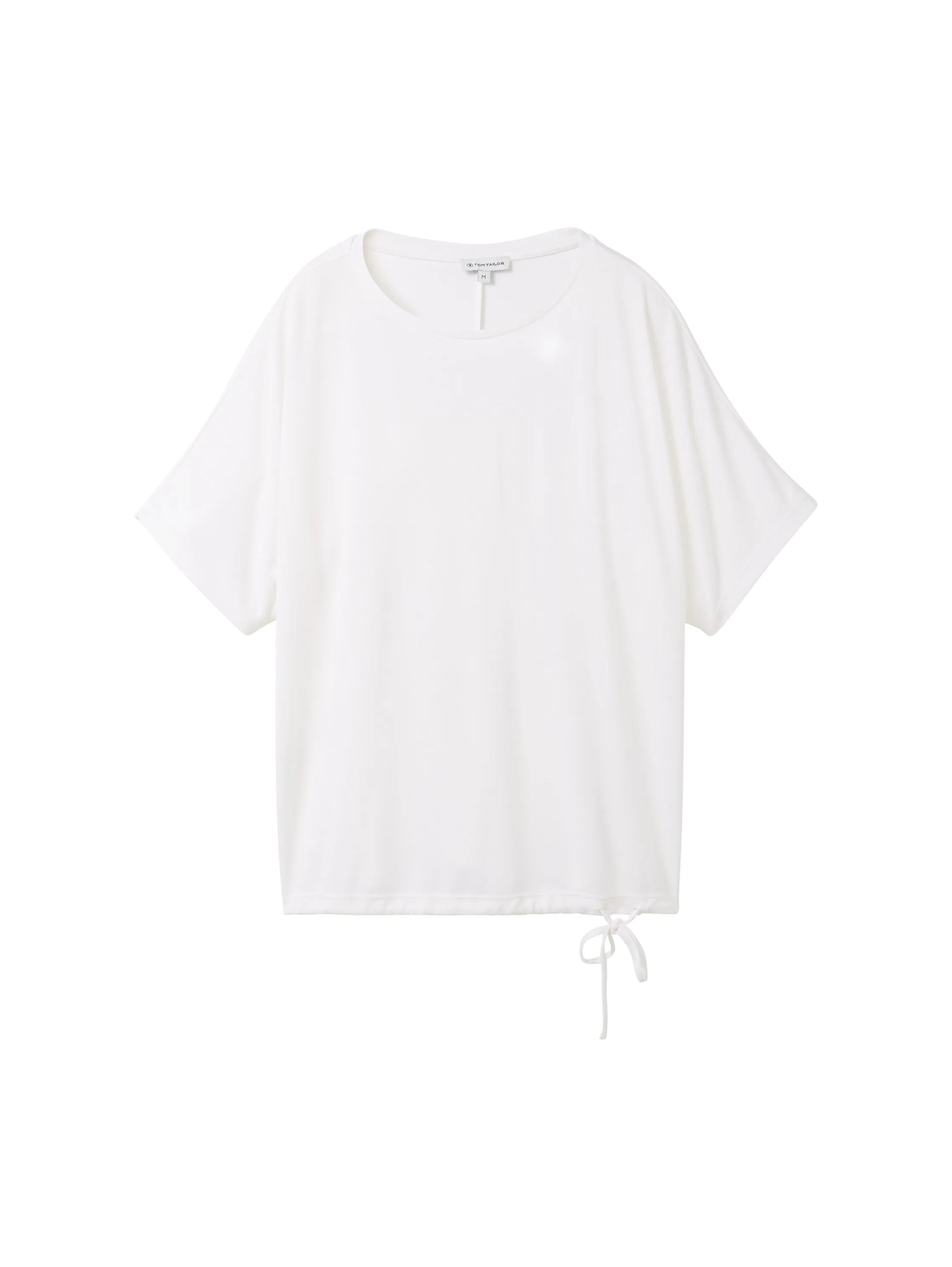 Tom Tailor Whisper White Women T-Shirt with a Round Neckline SKU: 1040595_10315 Image 07
