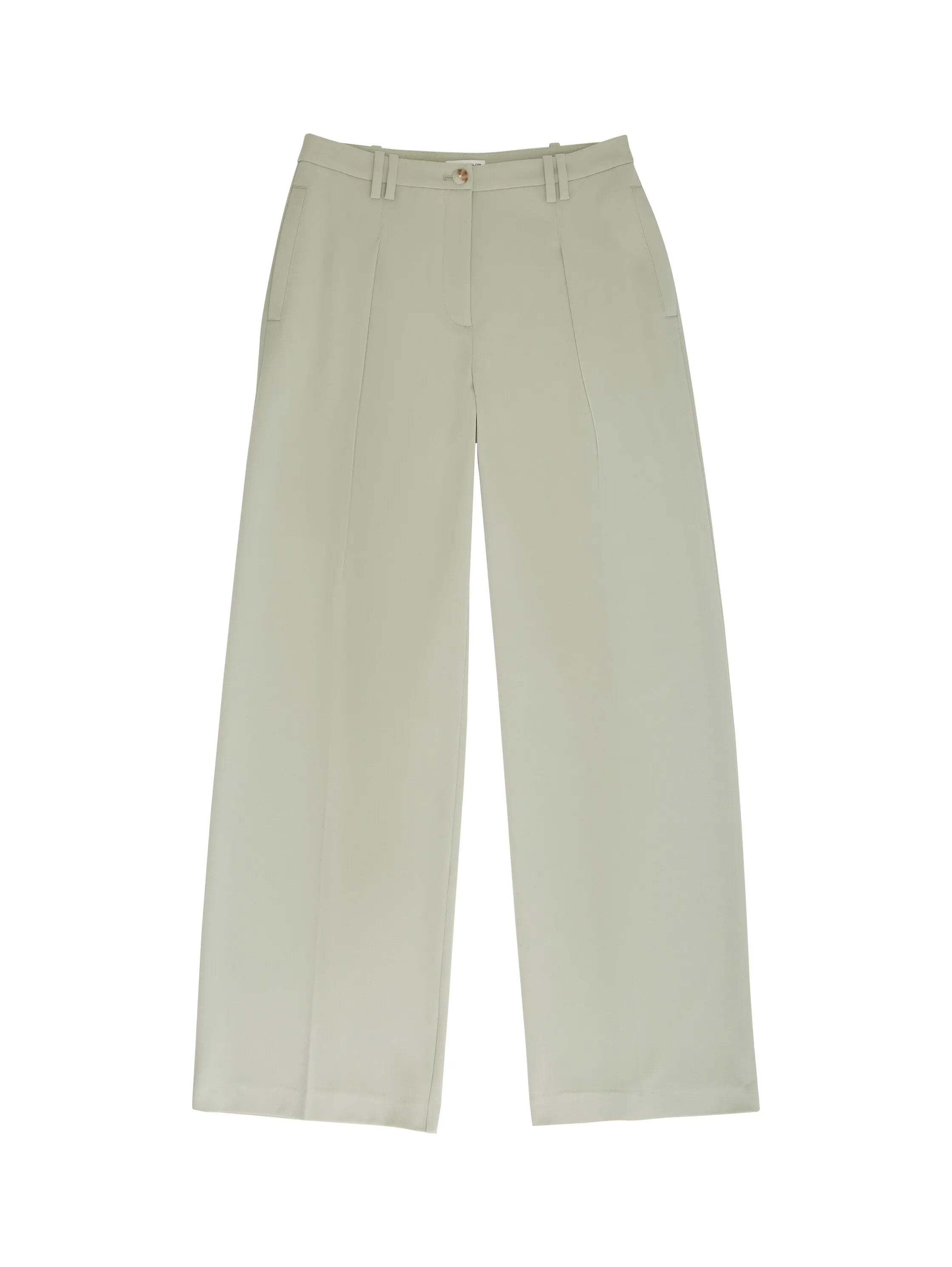 Tom Tailor Desert Green Women Lea Wide Leg Trousers with Recycled Polyester SKU: 1040686_34895 Image 08