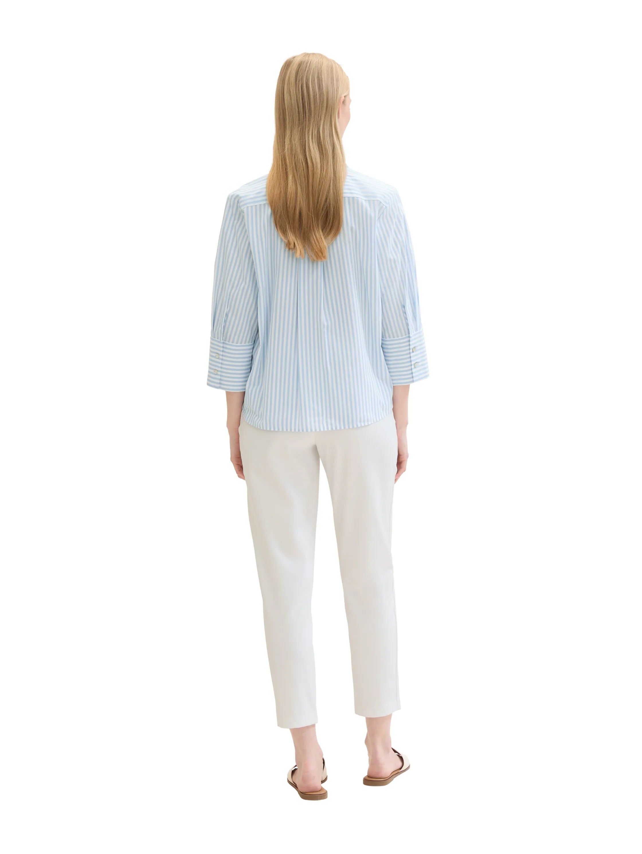 Tom Tailor Whisper White Women Loose-Fit Trousers SKU: 1040697_10315 Image 04
