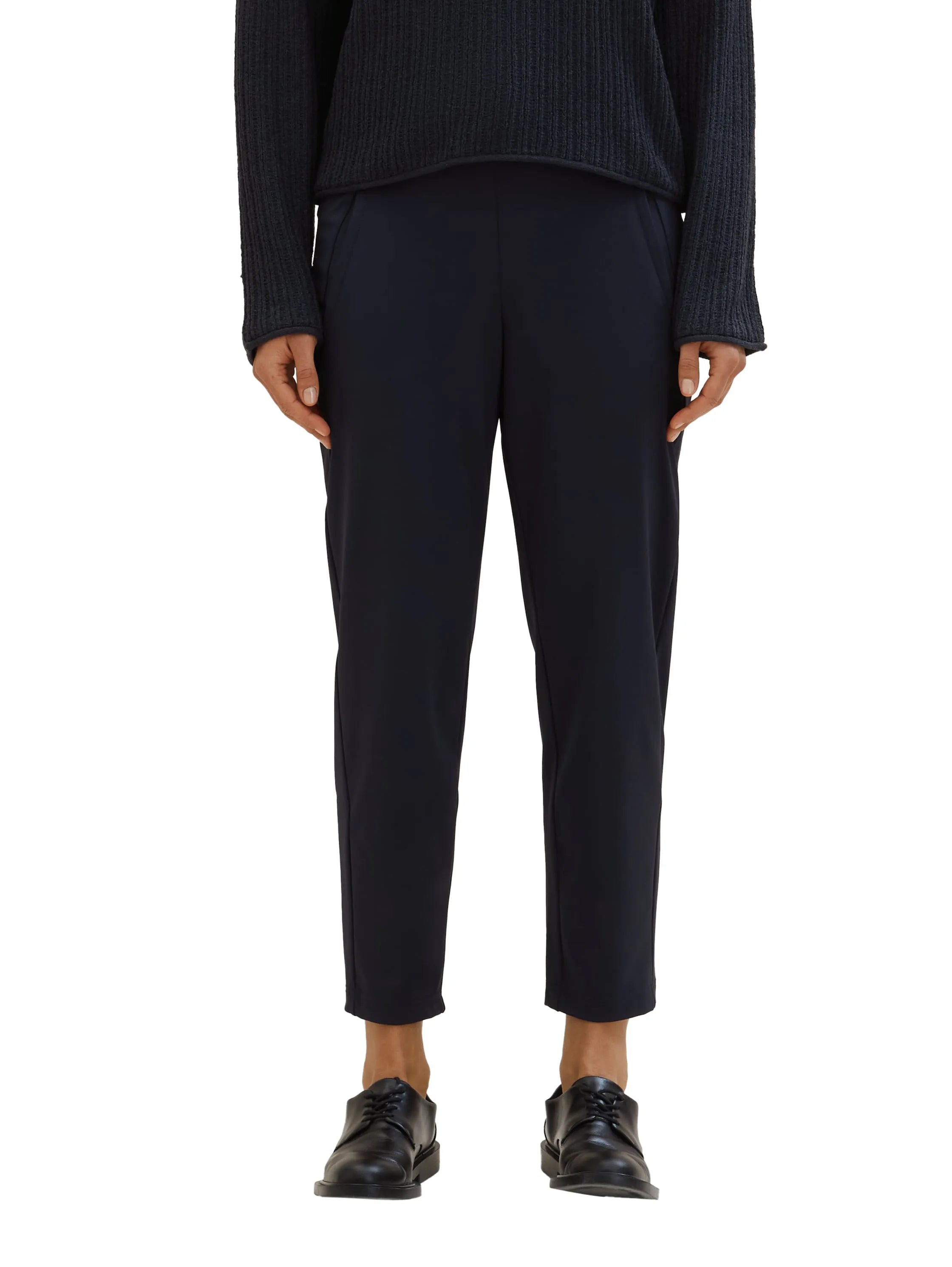 Tom Tailor Sky Captain Blue Women Loose-Fit Trousers SKU: 1040697_10668 Image 01