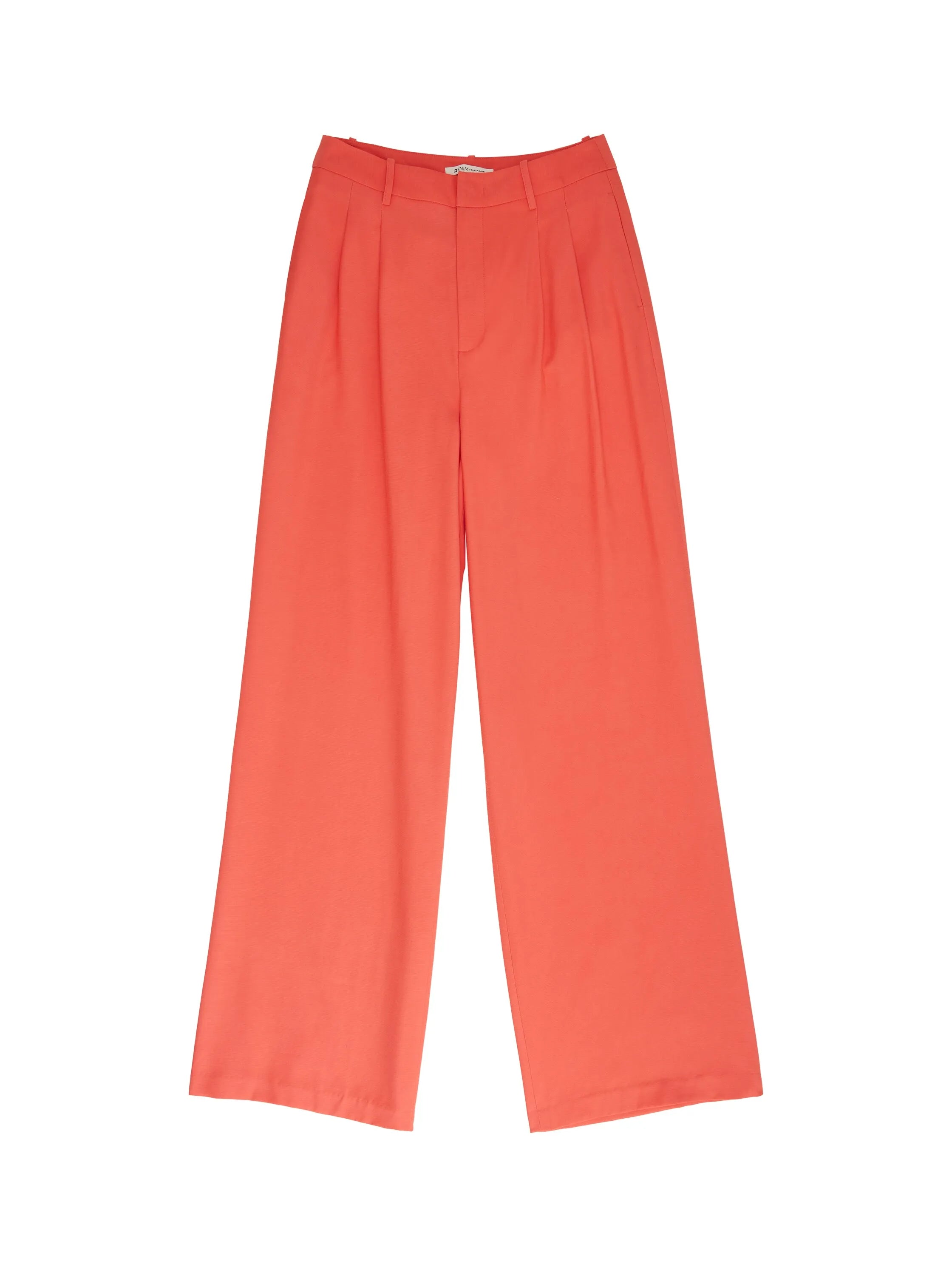 Denim Tom Tailor Plain Red Women Wide Leg Trousers SKU: 1040729_11042 Image 08