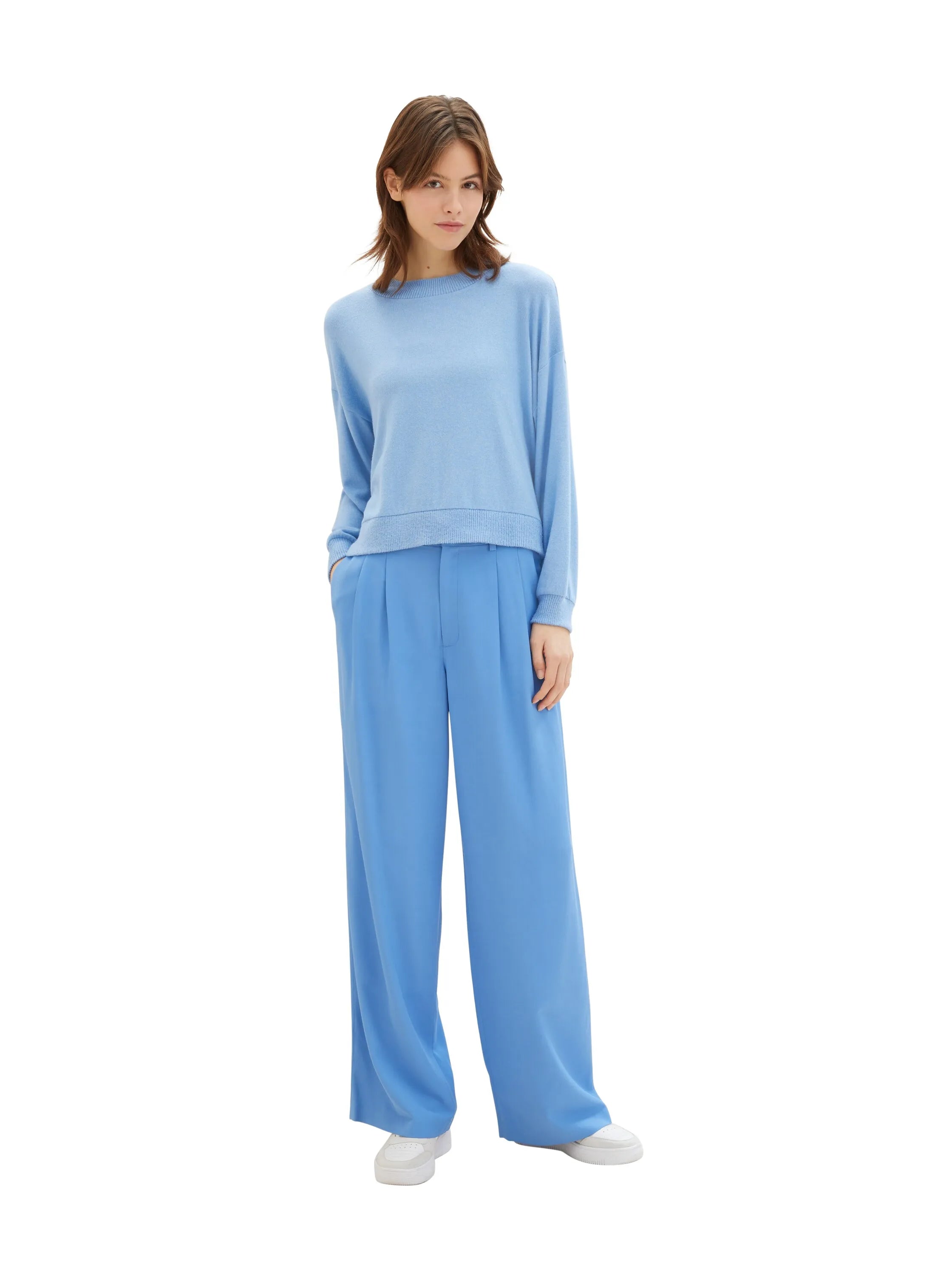 Denim Tom Tailor Sicilian Blue Women Wide Leg Trousers SKU: 1040729_18712 Image 03
