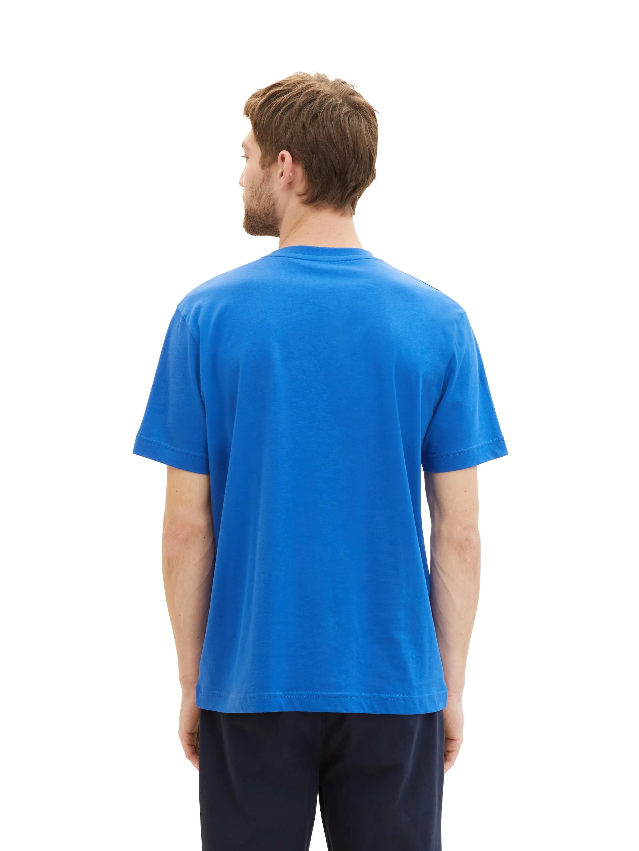 Tom Tailor Sure Blue Men T-Shirt with a Print SKU: 1040825_12393 Image 03
