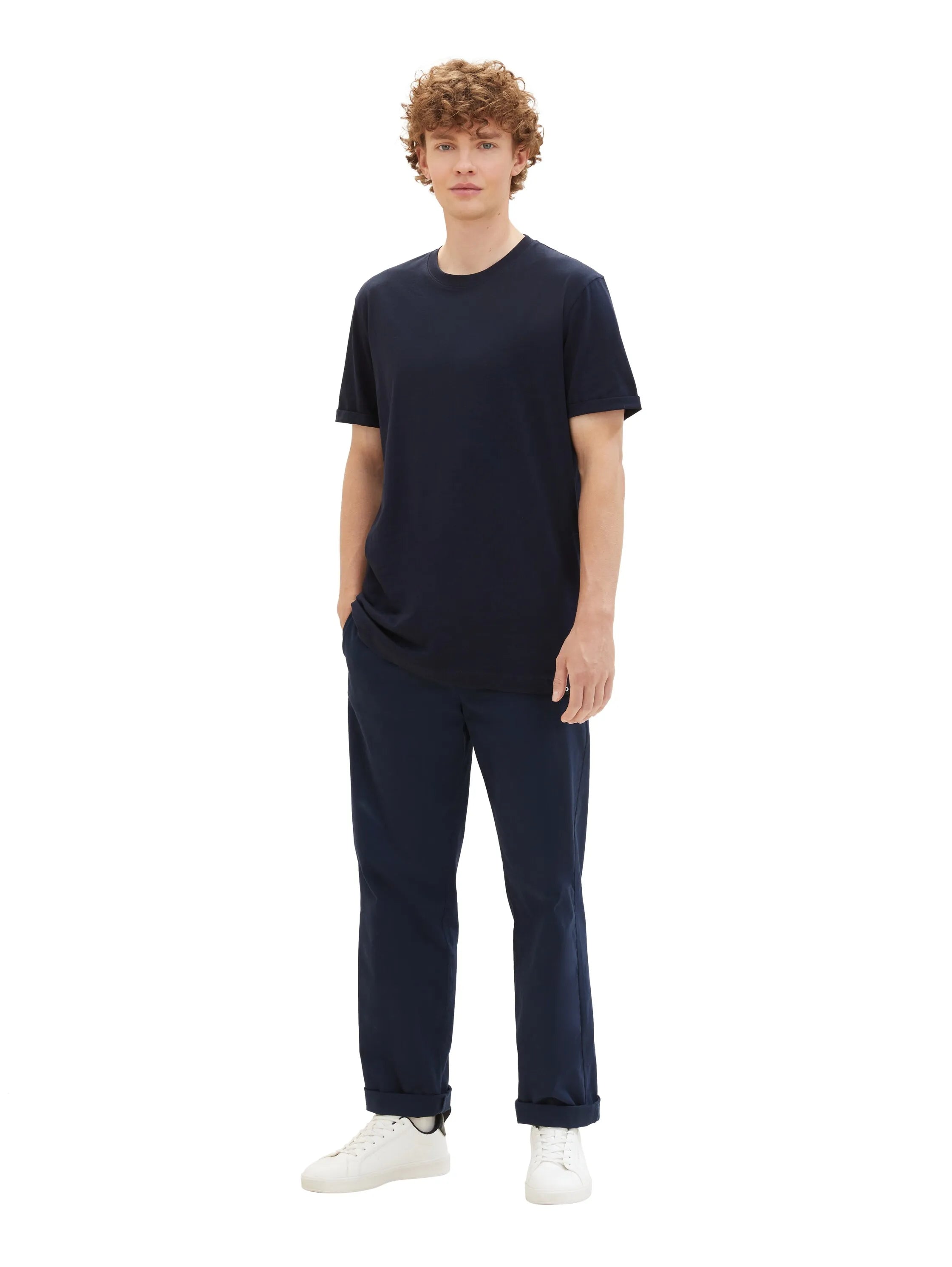 Denim Tom Tailor Sky Captain Blue Men Basic T-Shirt SKU: 1040877_10668 Image 01