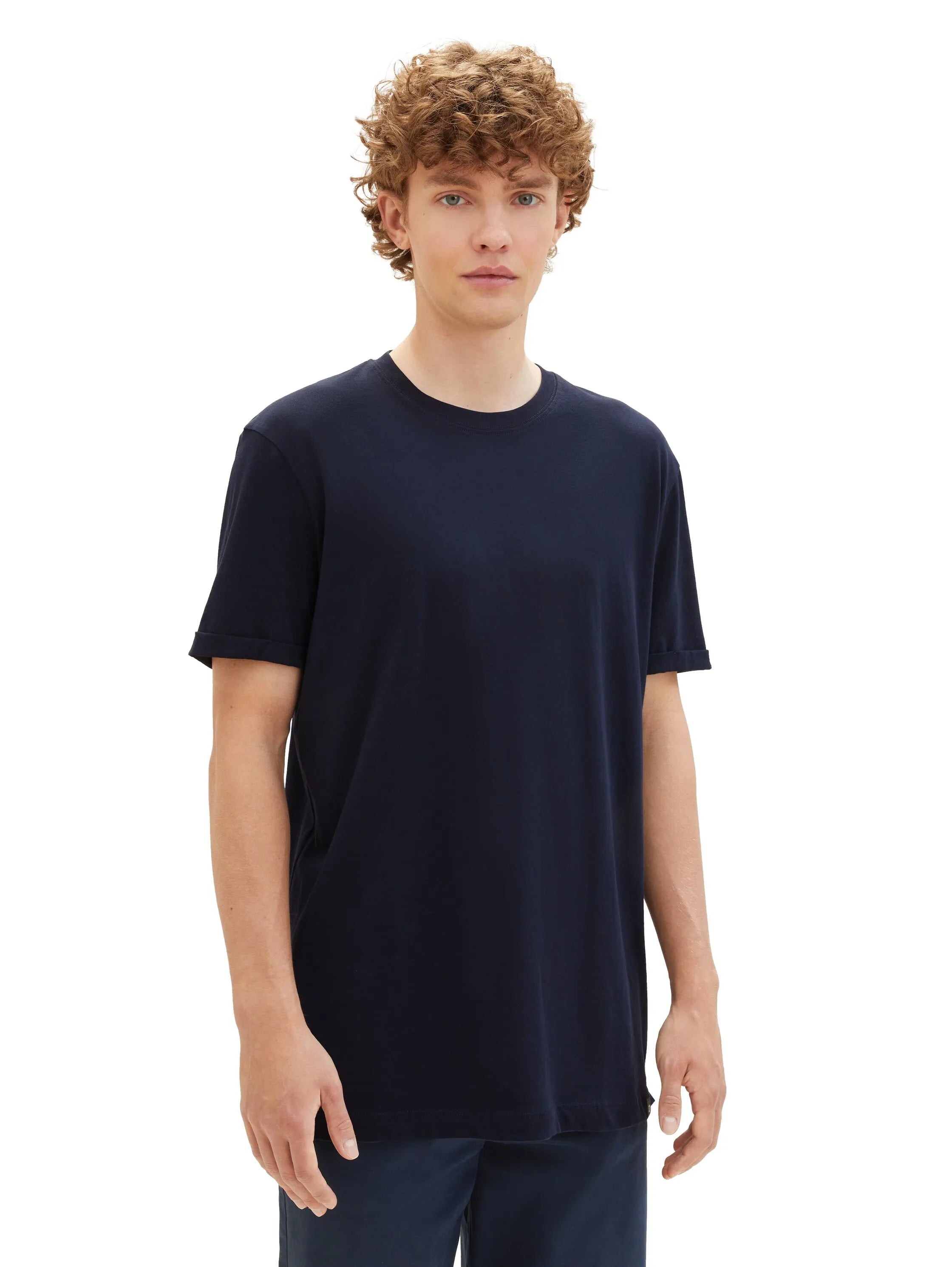 Denim Tom Tailor Sky Captain Blue Men Basic T-Shirt SKU: 1040877_10668 Image 05