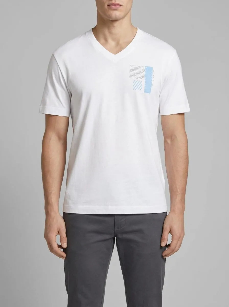 Tom Tailor White Men Organic Cotton T-Shirt SKU: 1040895_20000 Image 00