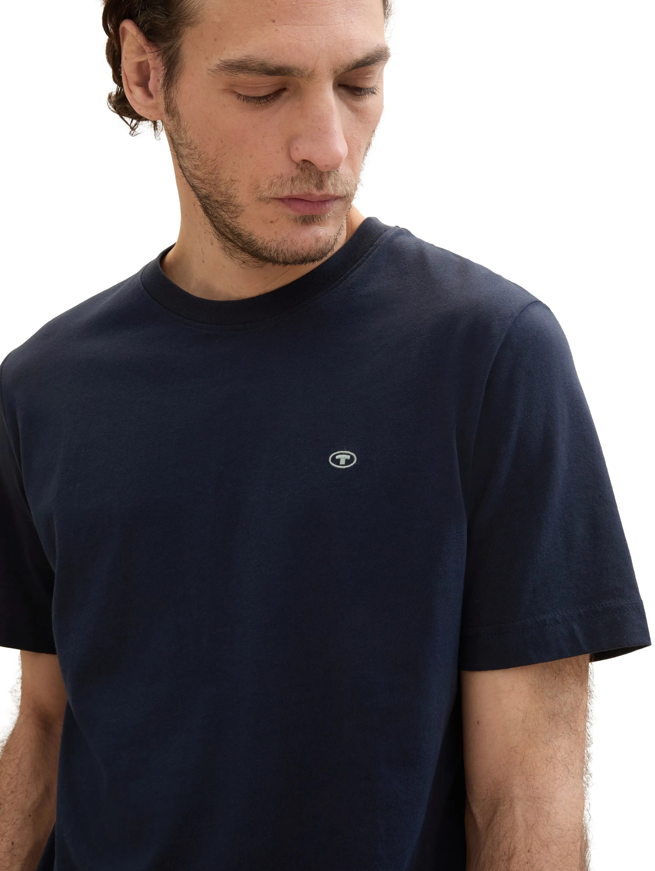 Tom Tailor Sky Captain Blue Men Basic T-Shirt SKU: 1040902_10668 Image 05