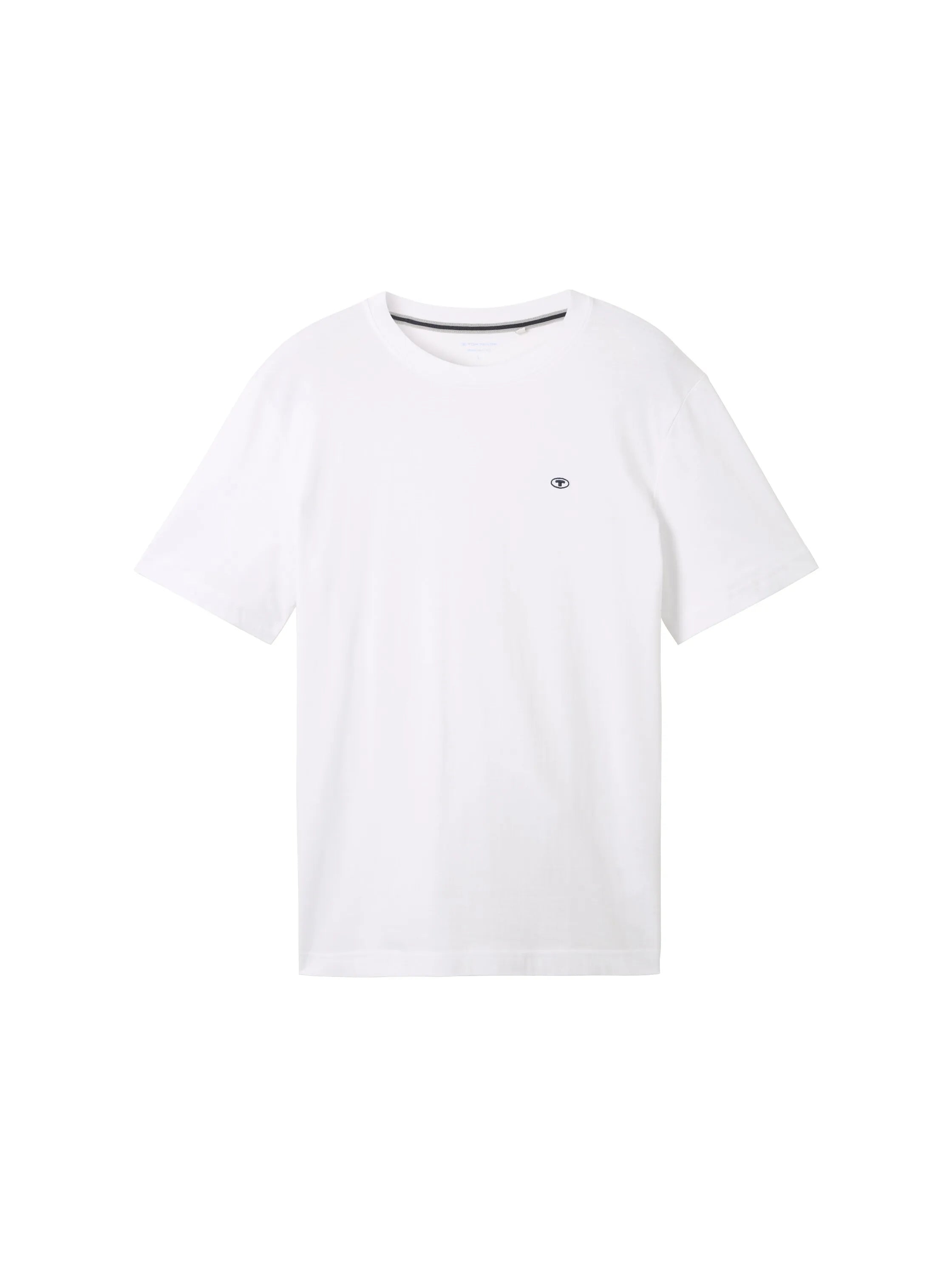 Tom Tailor White Men Basic T-Shirt SKU: 1040902_20000 Image 07