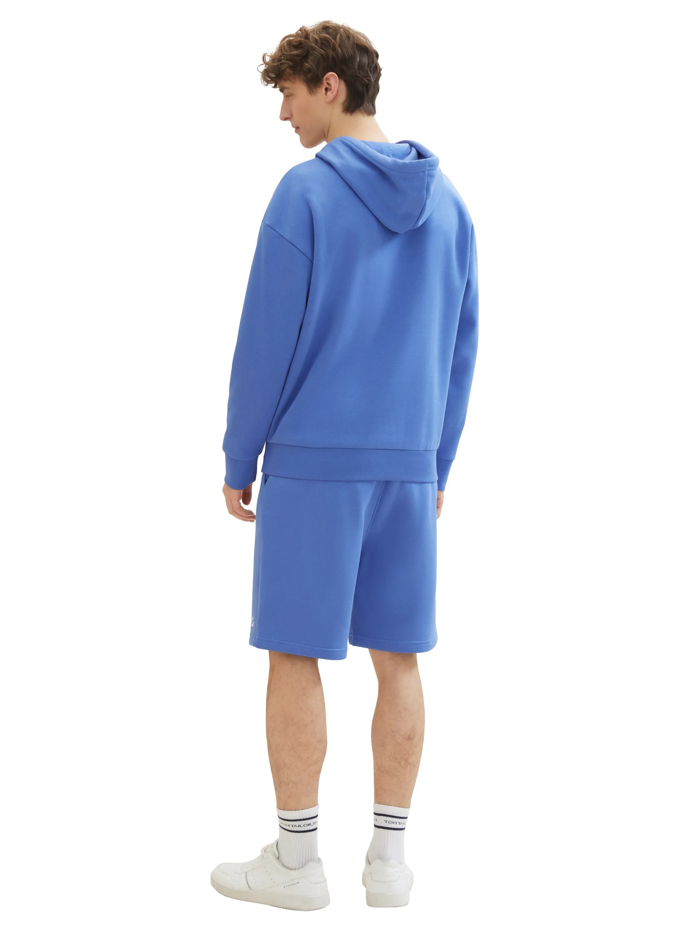 Denim Tom Tailor Blueberry Blue Men Relaxed Sweat Shorts SKU: 1040931_30104 Image 04