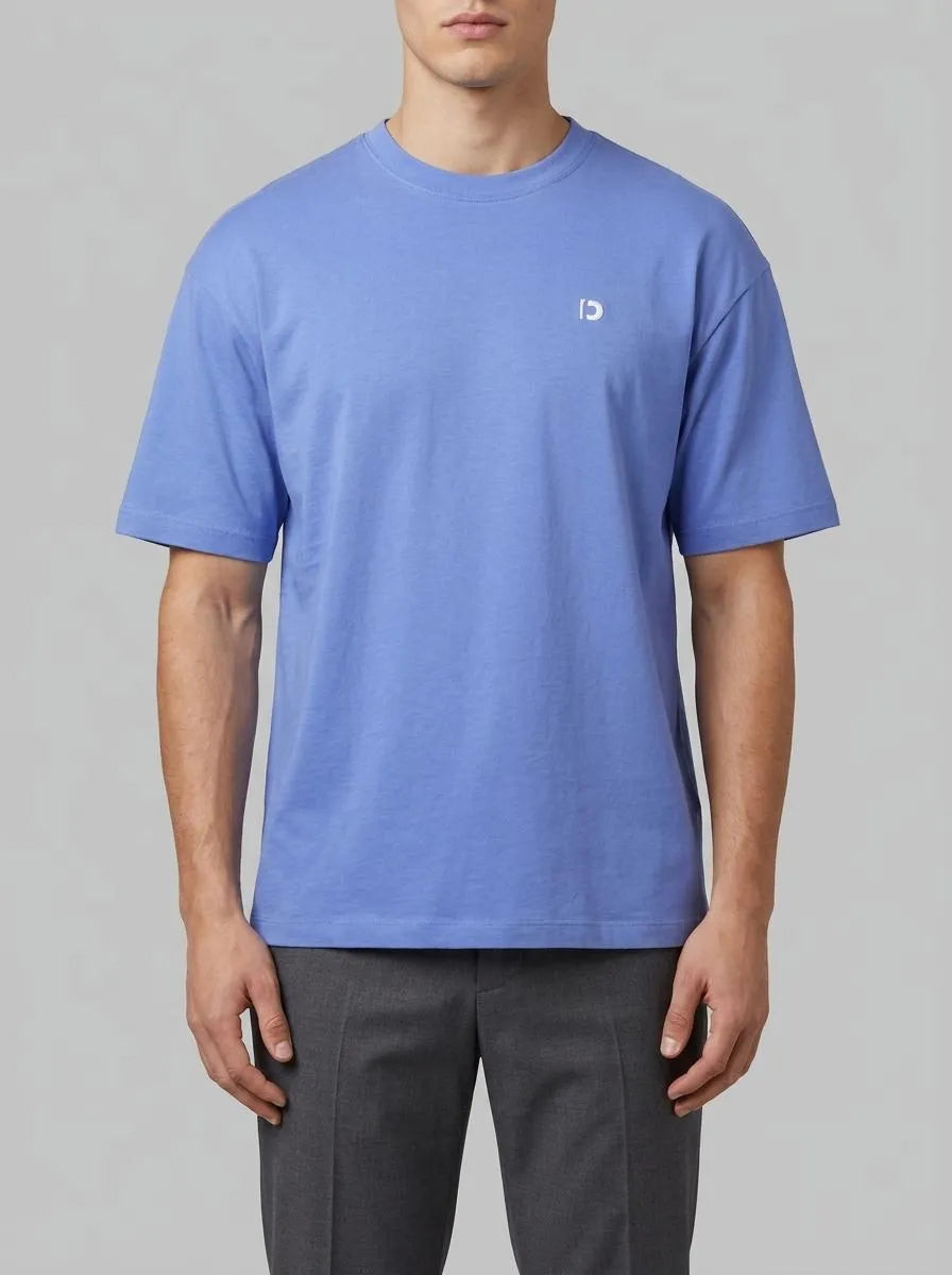Denim Tom Tailor Blueberry Blue Men Oversized T-Shirt SKU: 1041181_30104 Image 00