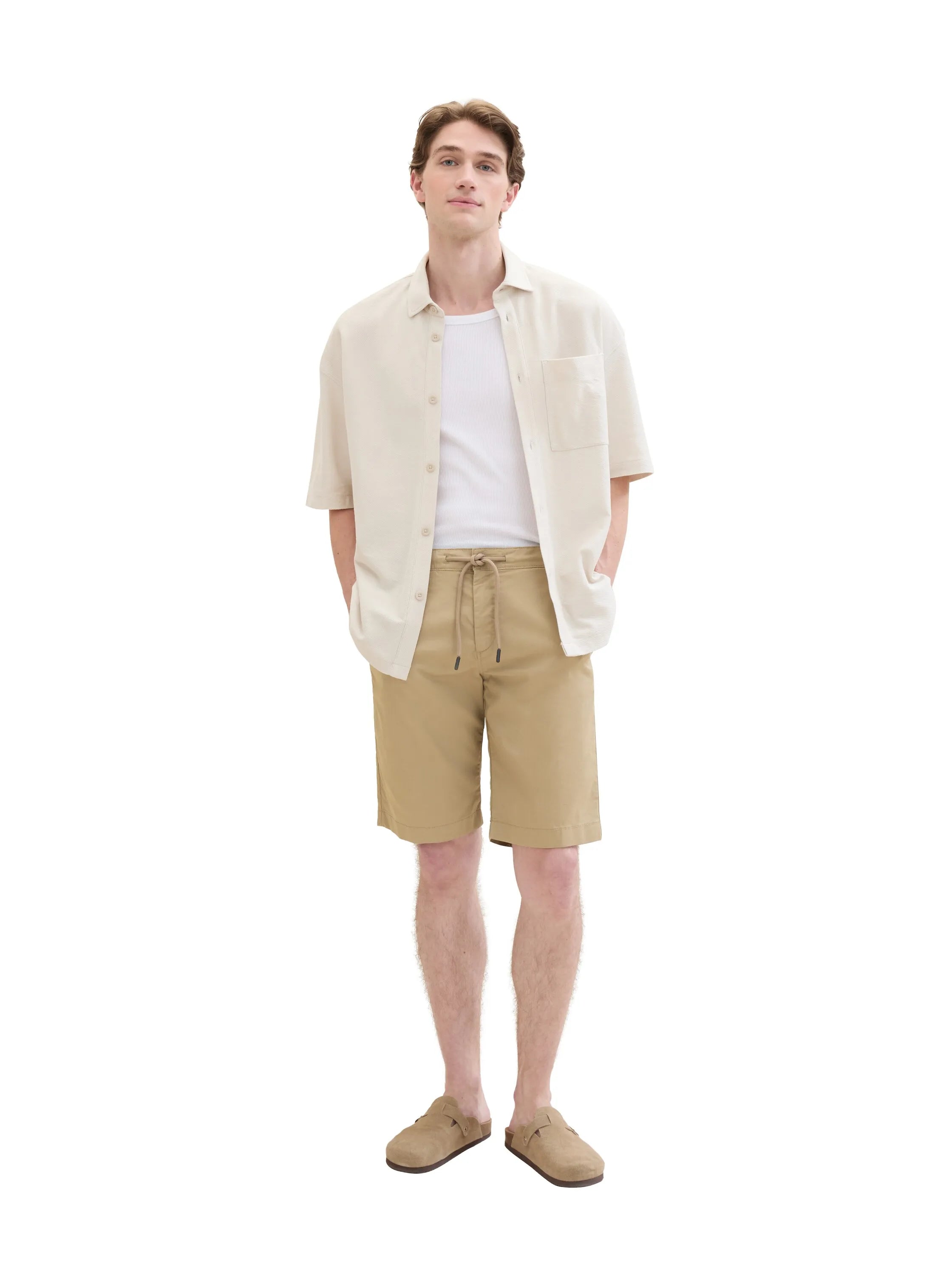 Tom Tailor Chinchilla Men Tech Chino Shorts SKU: 1041306_11018 Image 02