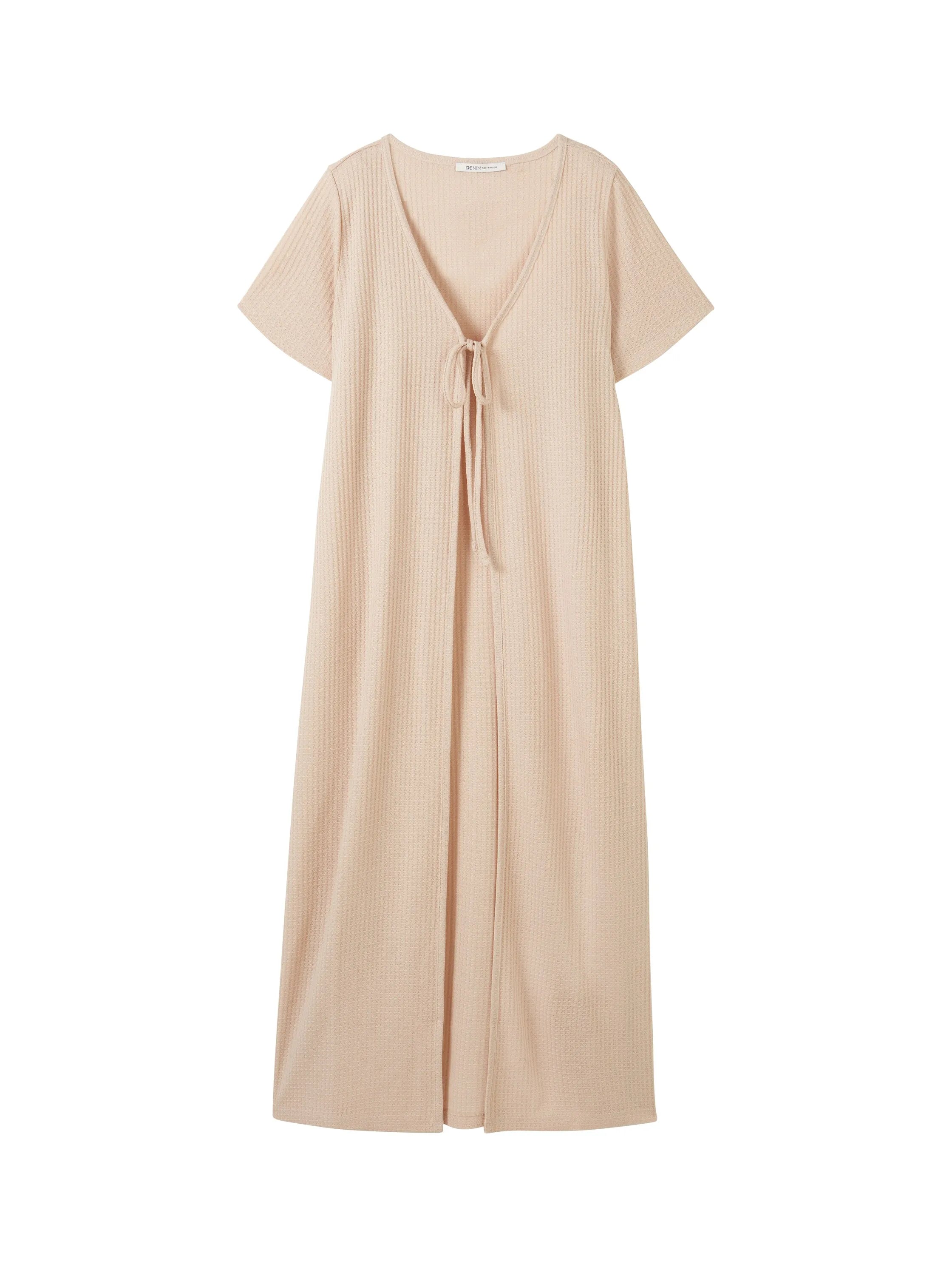 Denim Tom Tailor Bisque Women Long Cardigan with a Waffle Texture SKU: 1041446_33754 Image 07