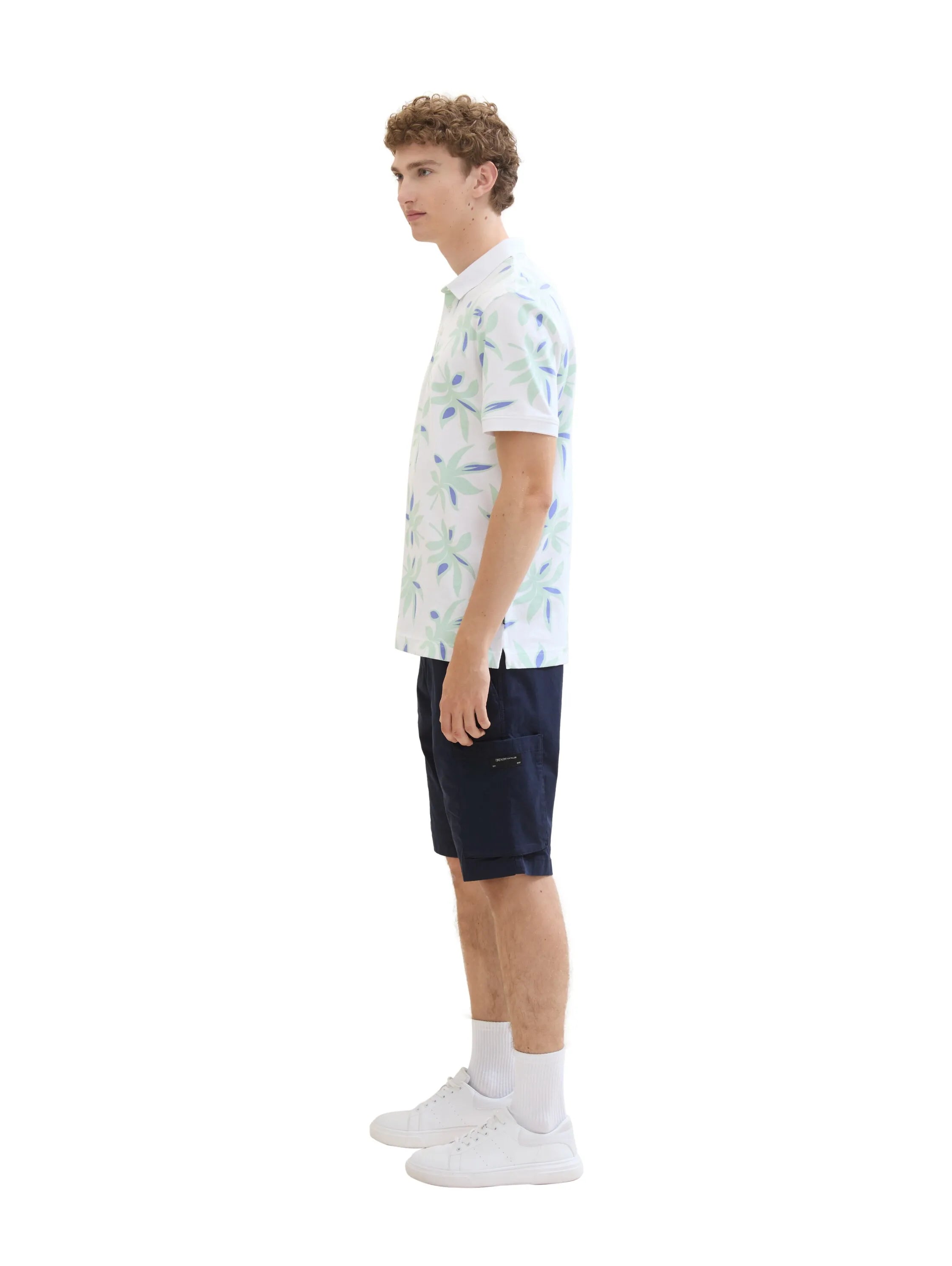 Denim Tom Tailor Sky Captain Blue Men Regular Fit Shorts SKU: 1041459_10668 Image 02