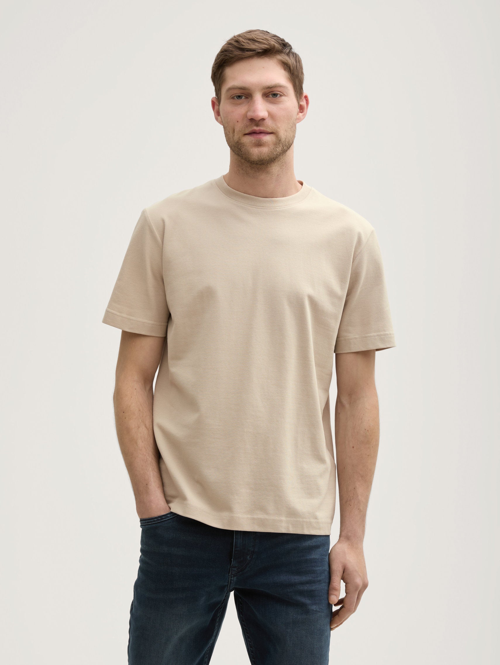 Tom Tailor_T-Shirt with PiquŽ Texture_1042510_11032_01