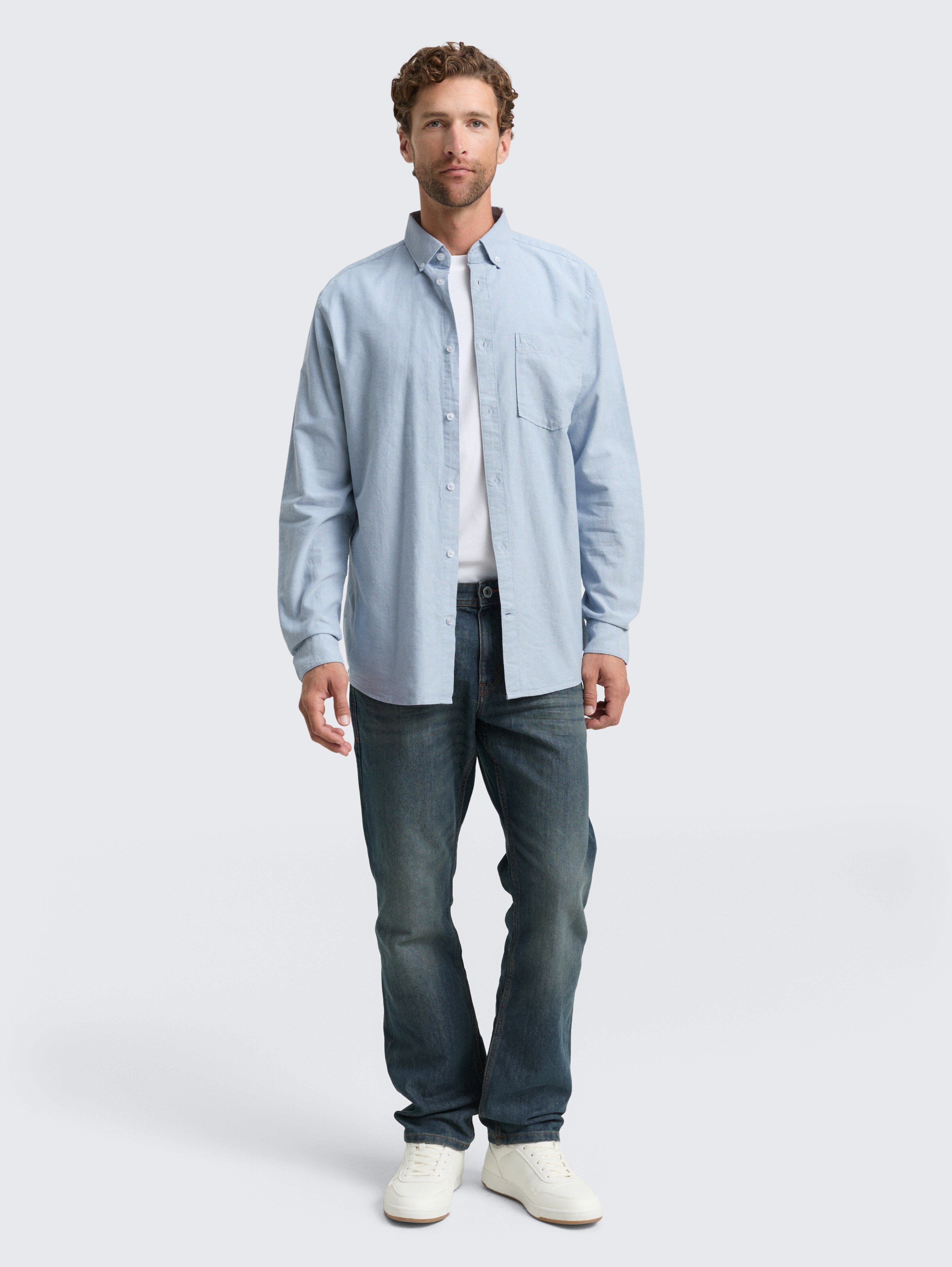 Tom Tailor_0_Regular Fit Shirt with Breast Pocket_1042640_38934_02