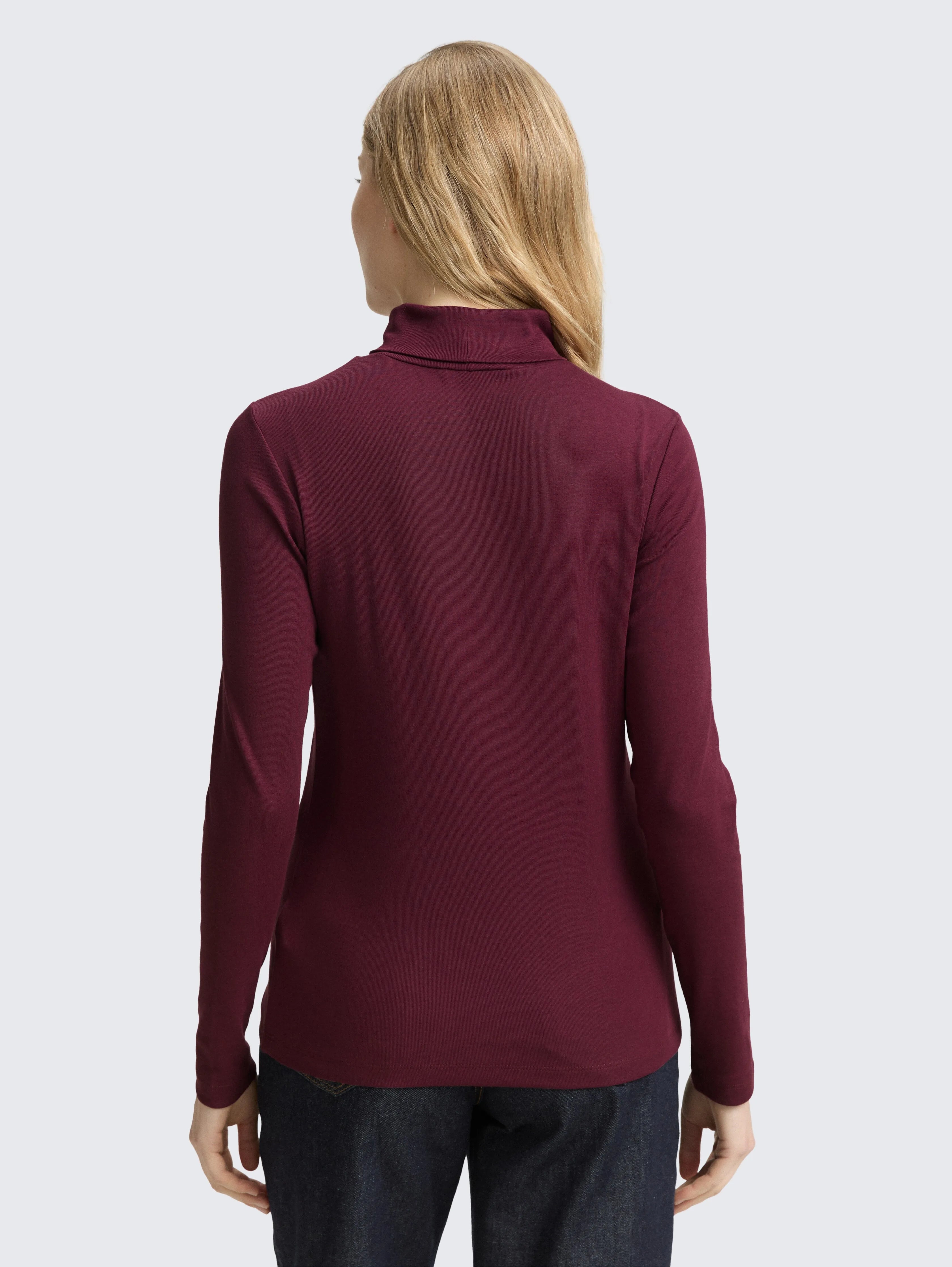 Tom Tailor_0_Long-Sleeved Shirt with Turtleneck_1043142_16427_03