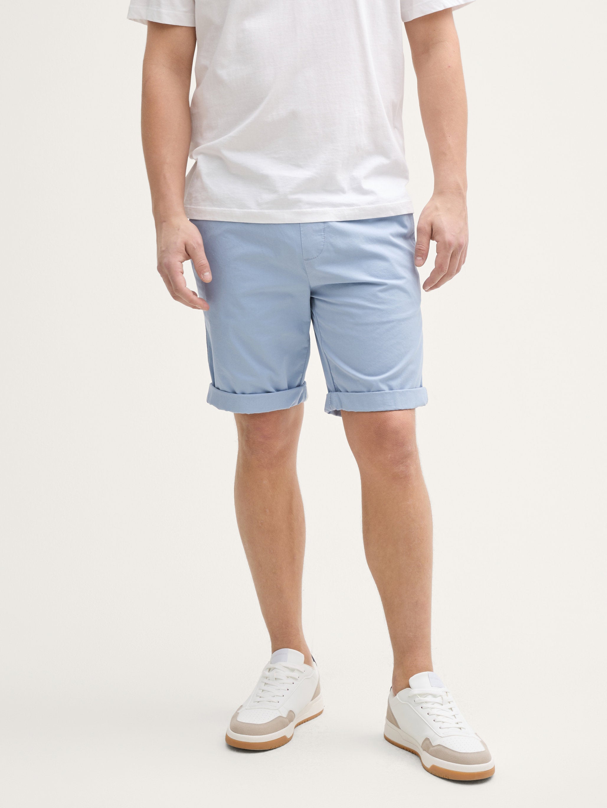 Tom Tailor_Regular Shorts with Elasticated Cotton Waistband_1044832_15723_04