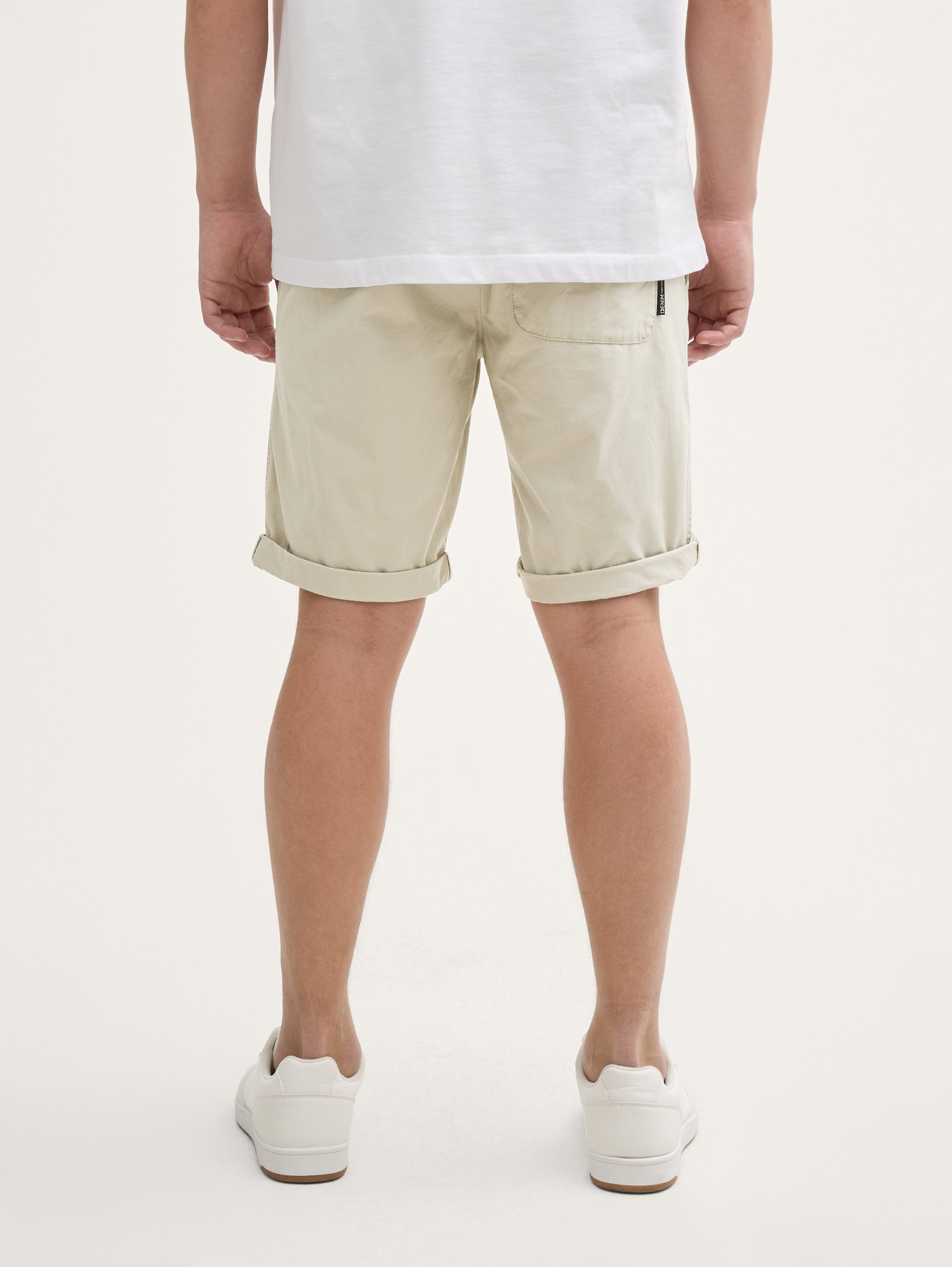 Tom Tailor_Regular Shorts with Elasticated Cotton Waistband_1044832_35723_02