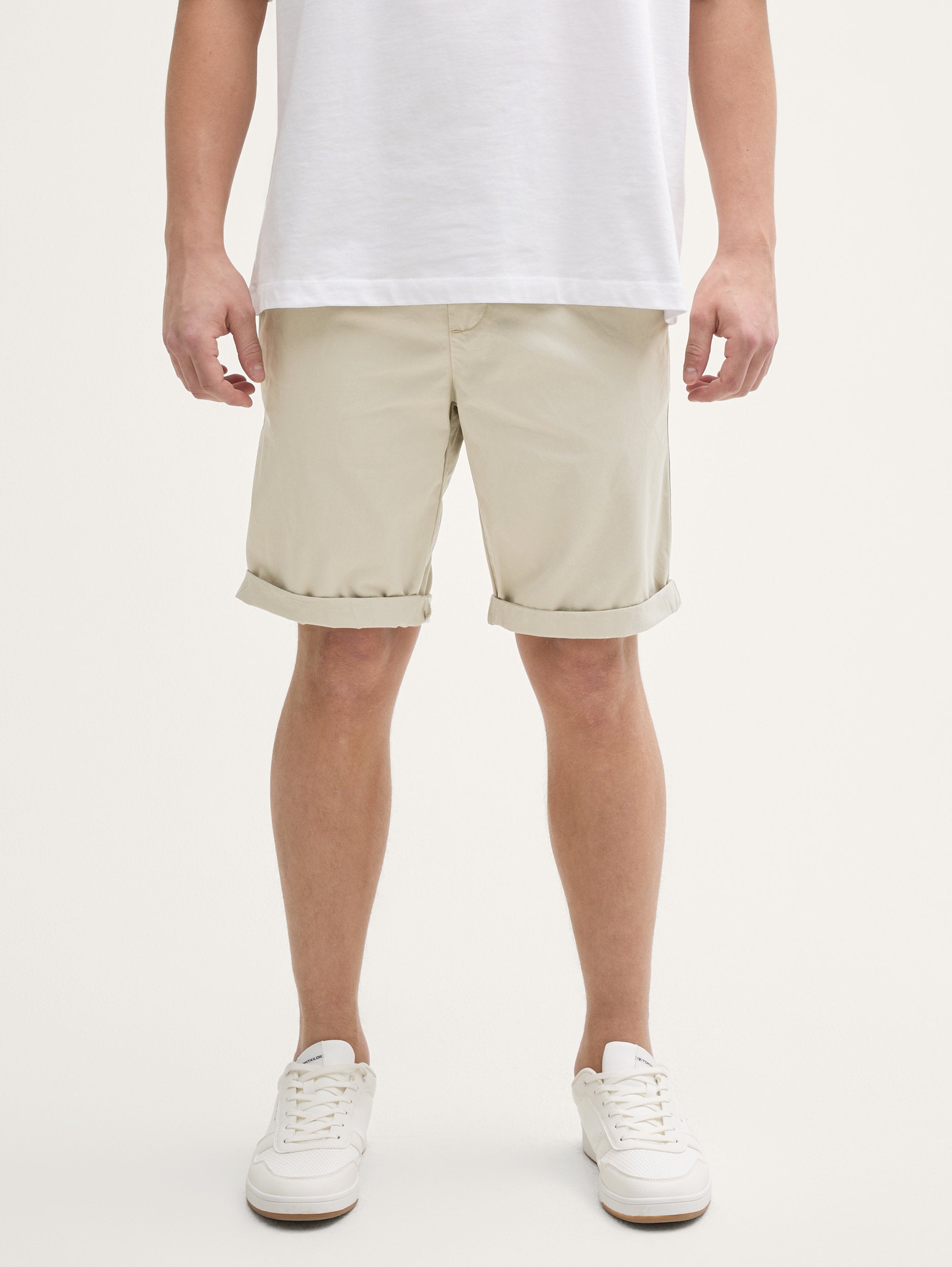 Tom Tailor_Regular Shorts with Elasticated Cotton Waistband_1044832_35723_04