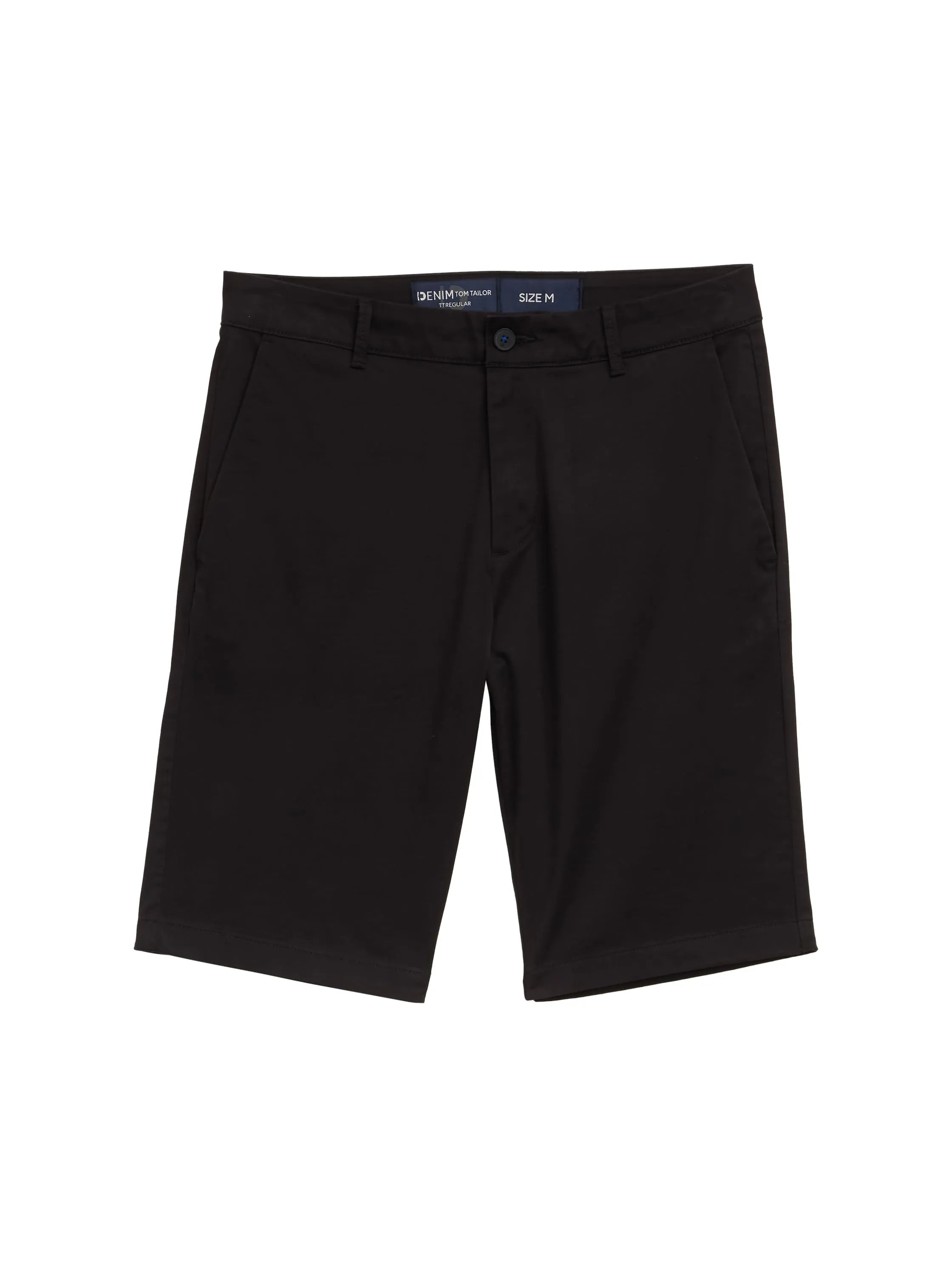 Denim Tom Tailor Black Men Regular Fit Chino Shorts SKU: 1044833_29999 Image 06
