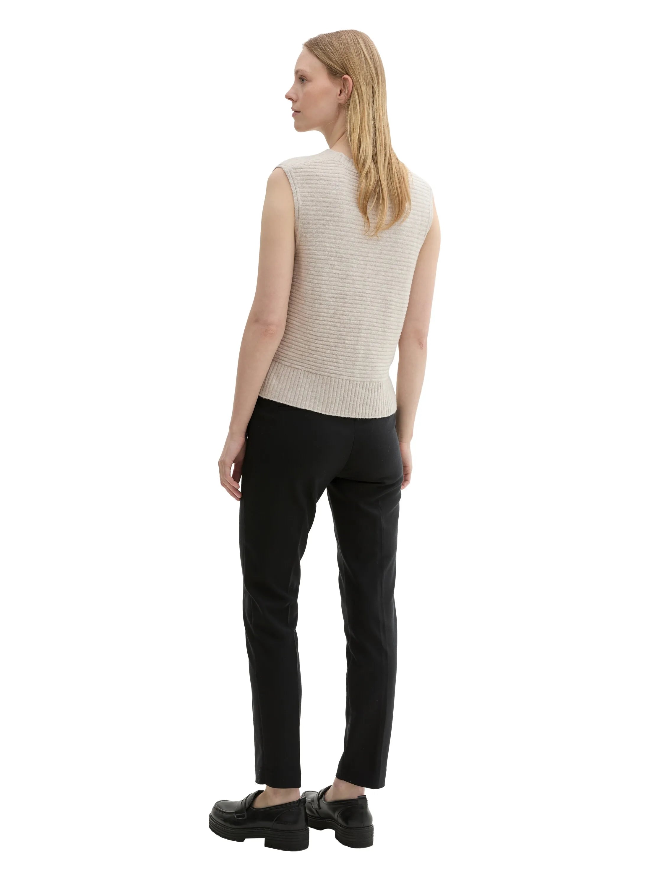 Tom Tailor Deep Black Women Ttmia Slim Trousers SKU: 1044864_14482 Image 02