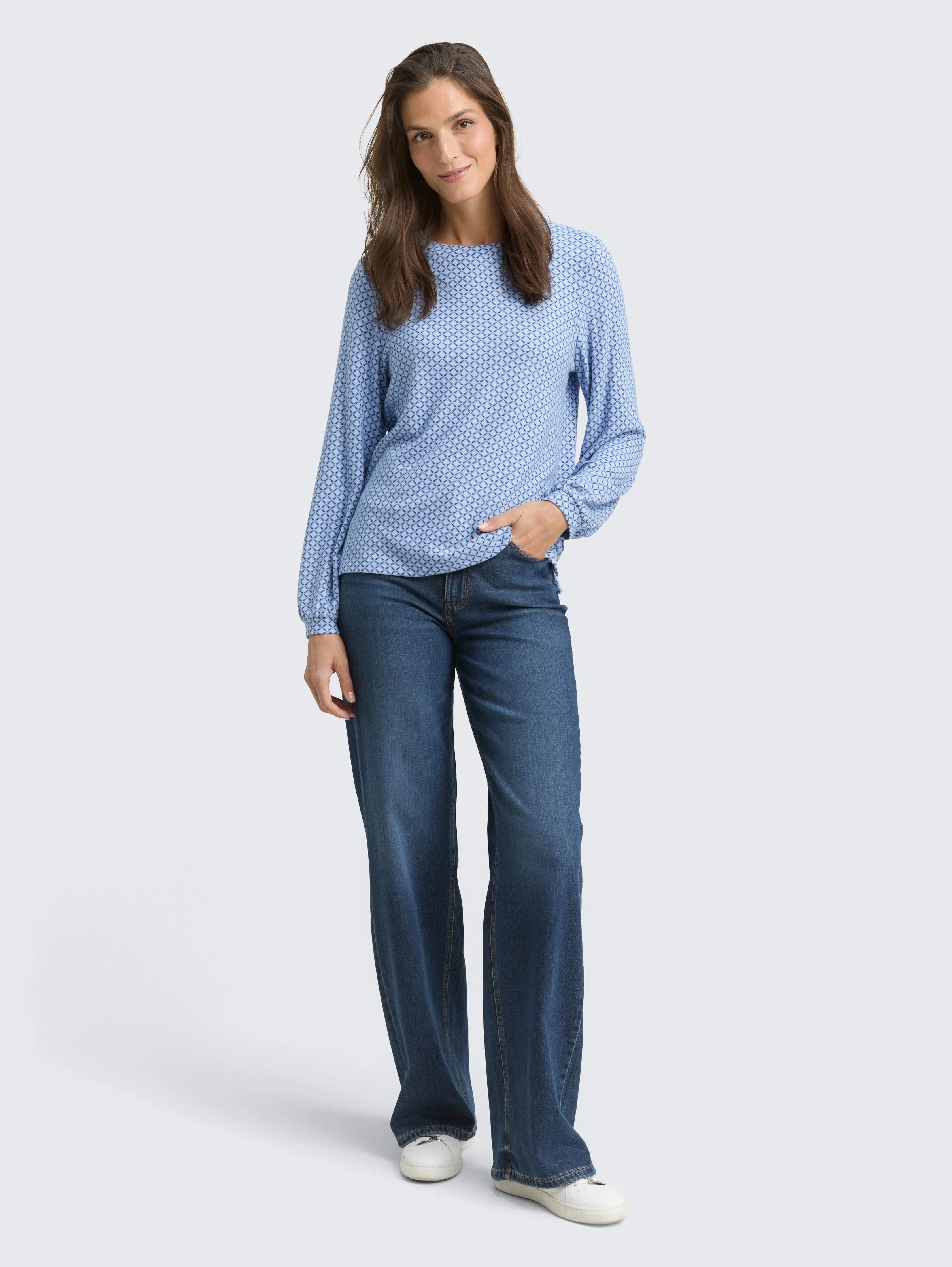 Tom Tailor_0_Long-Sleeved Shirt with Pattern_1044923_39268_01