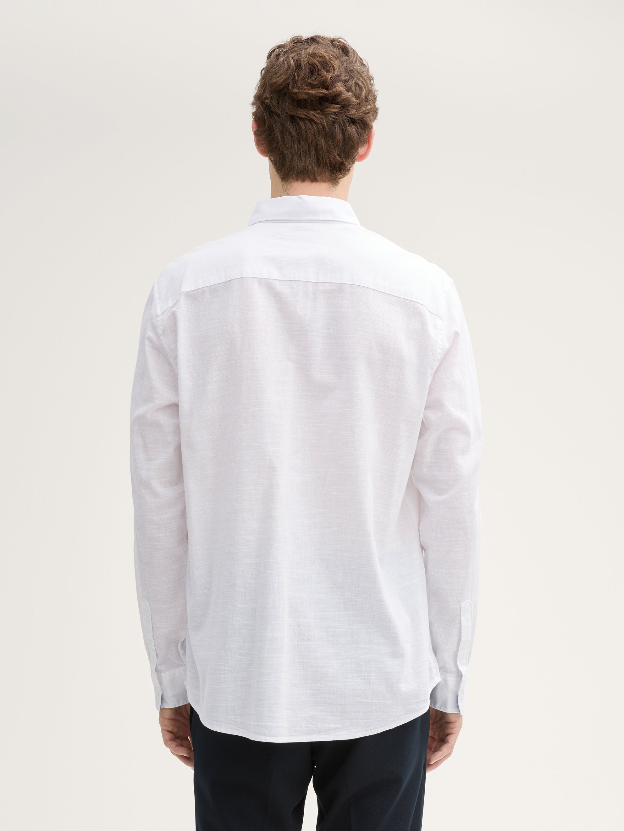 Tom Tailor_Regular Fit Shirt with Logo Embroidery_1045087_20000_03