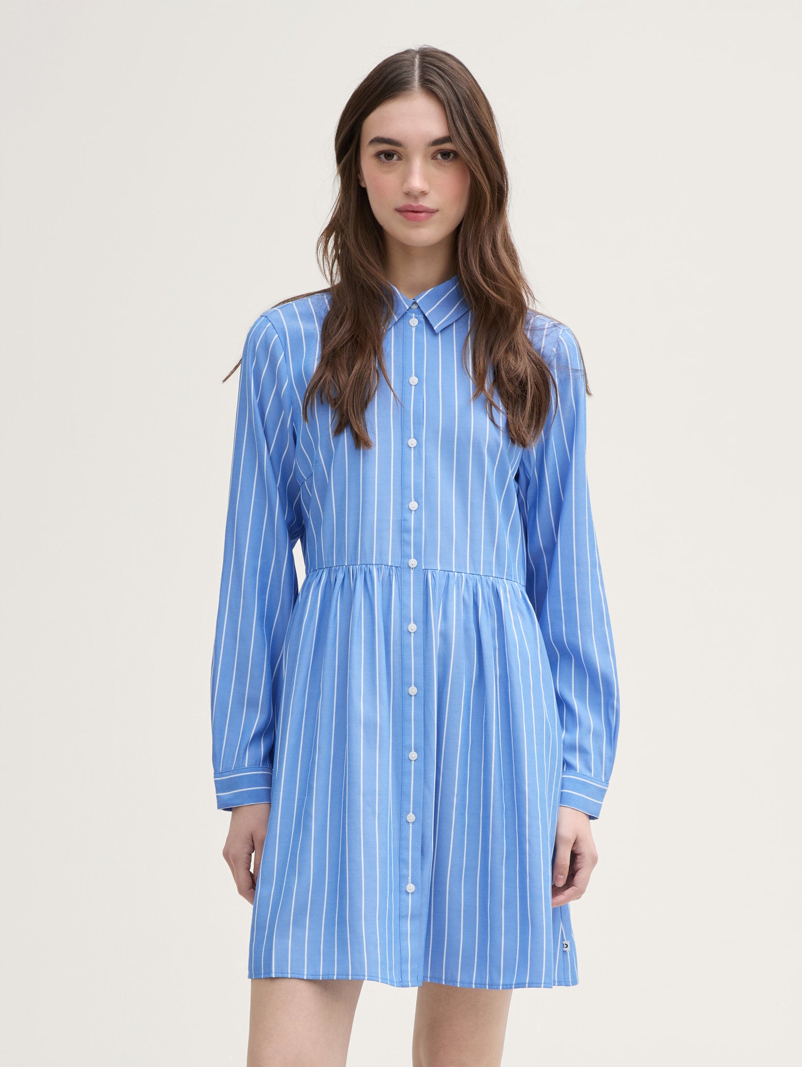 Tom Tailor_Mini Blouse Dress with Striped Pattern_1045457_37406_01