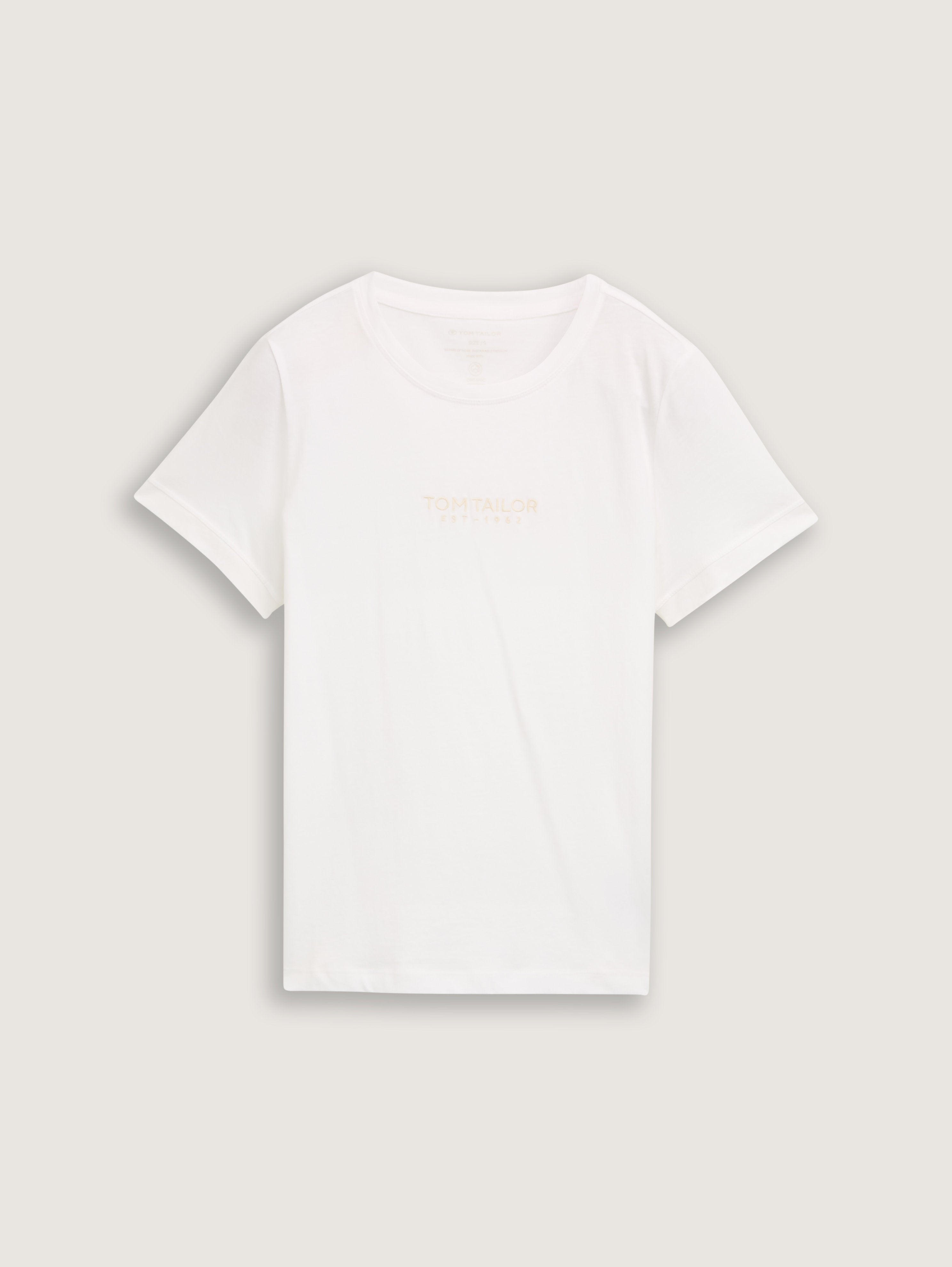 Tom Tailor_T-Shirt with Logo Embroidery_1045543_10315_06