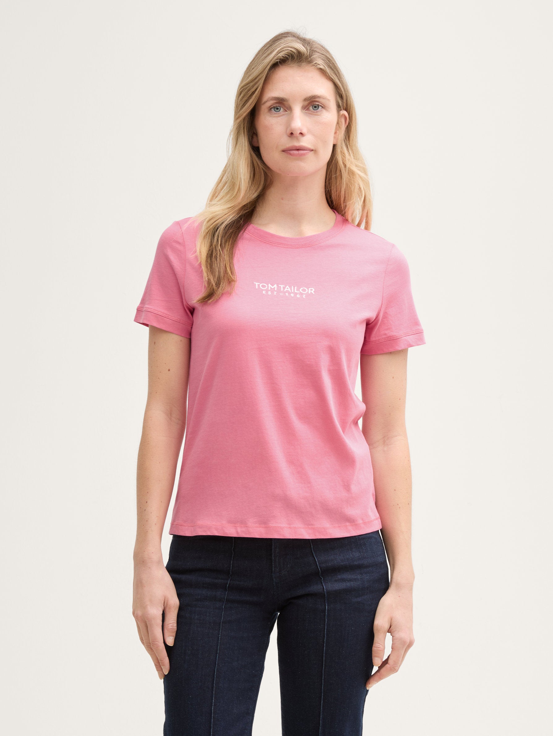Tom Tailor_T-Shirt with Logo Embroidery_1045543_15116_01