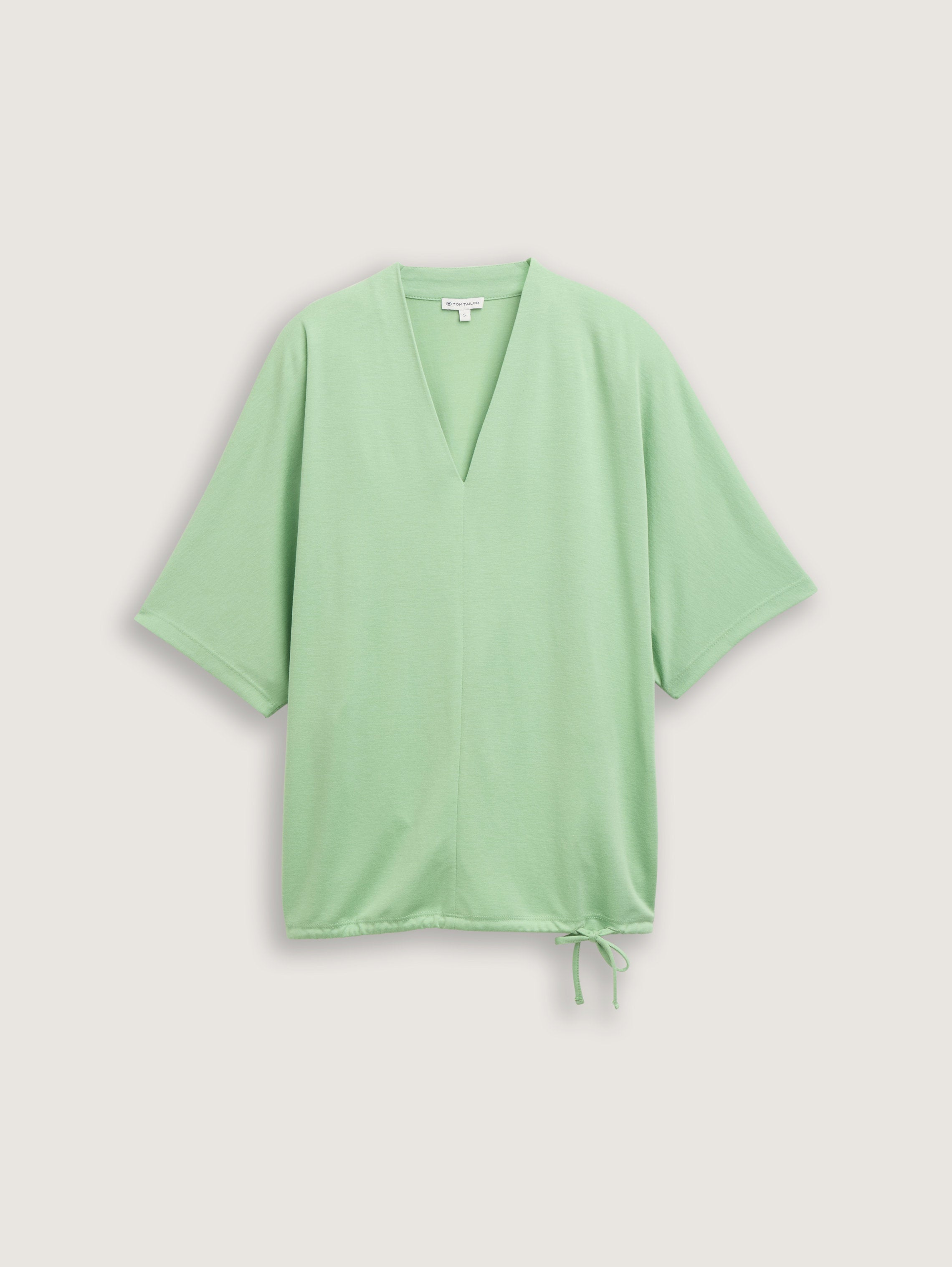 Tom Tailor_T-Shirt with a V-Neckline_1045553_37116_06