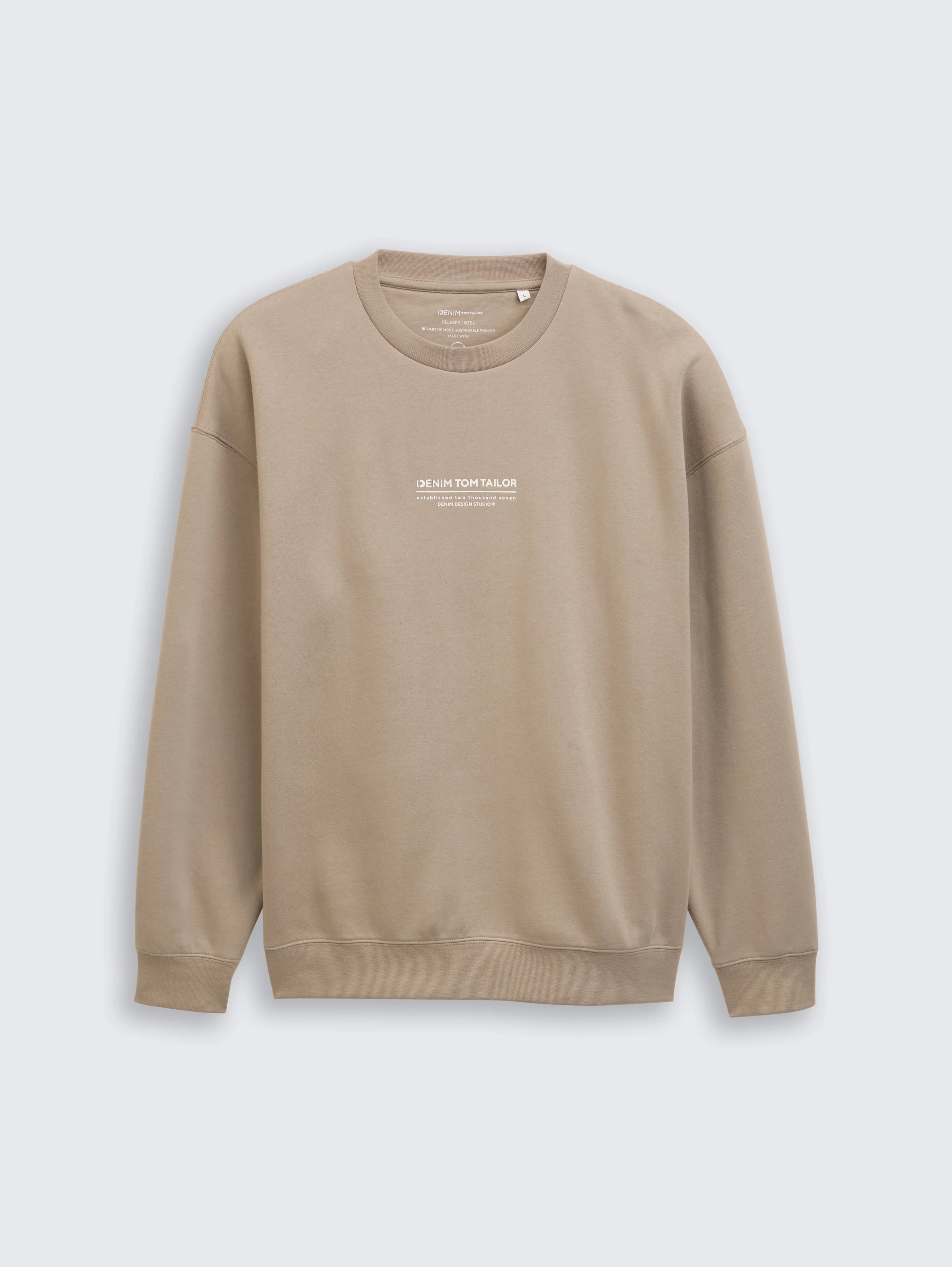 Tom Tailor_0_Relaxed Sweatshirt with Logo Print_1045579_38323_01